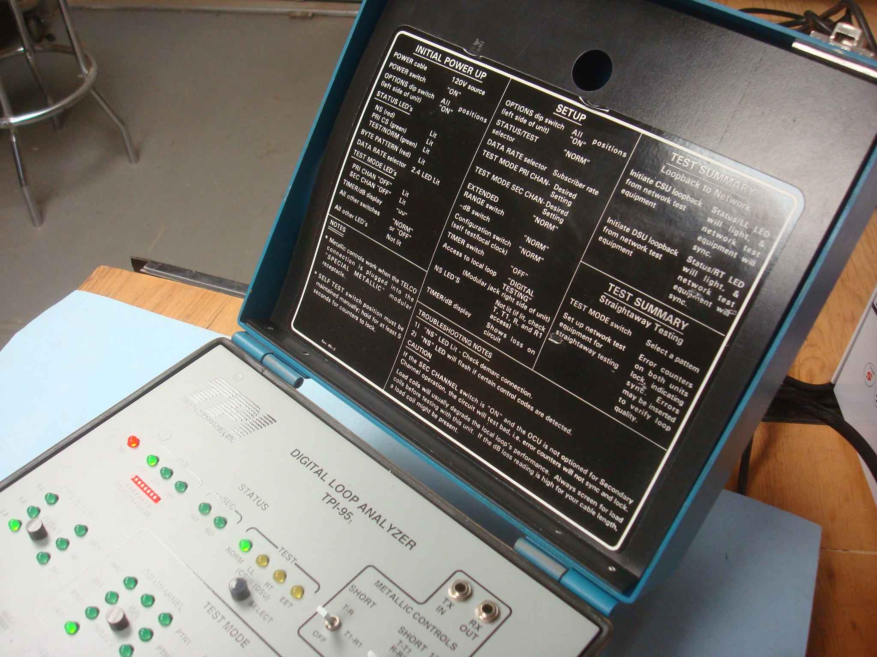 TPI TPI-95 DIGITAL LOOP ANALYZER