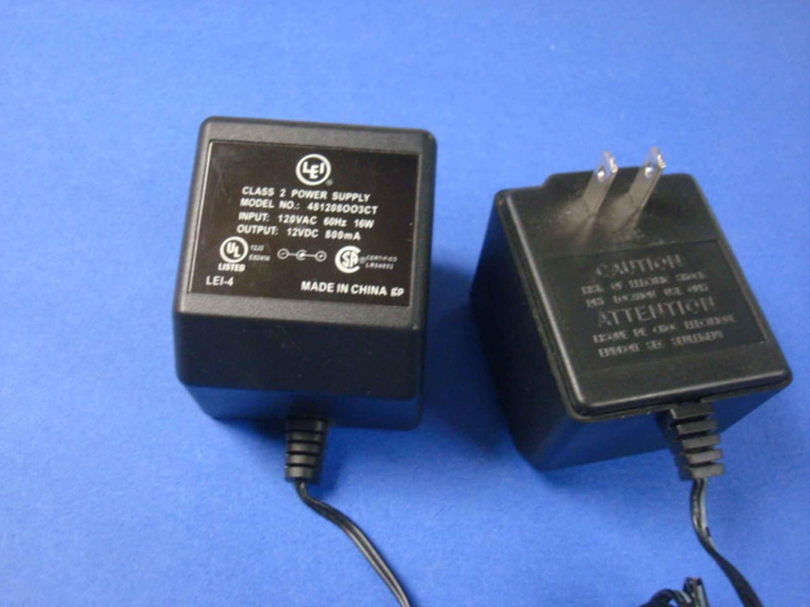 DVE DV-1280 AC ADAPTER 12VDC 800MA OD:5.00MM ID:2.30MM NEGATIVE OUTSIDE POLE 72 INCH WIRE