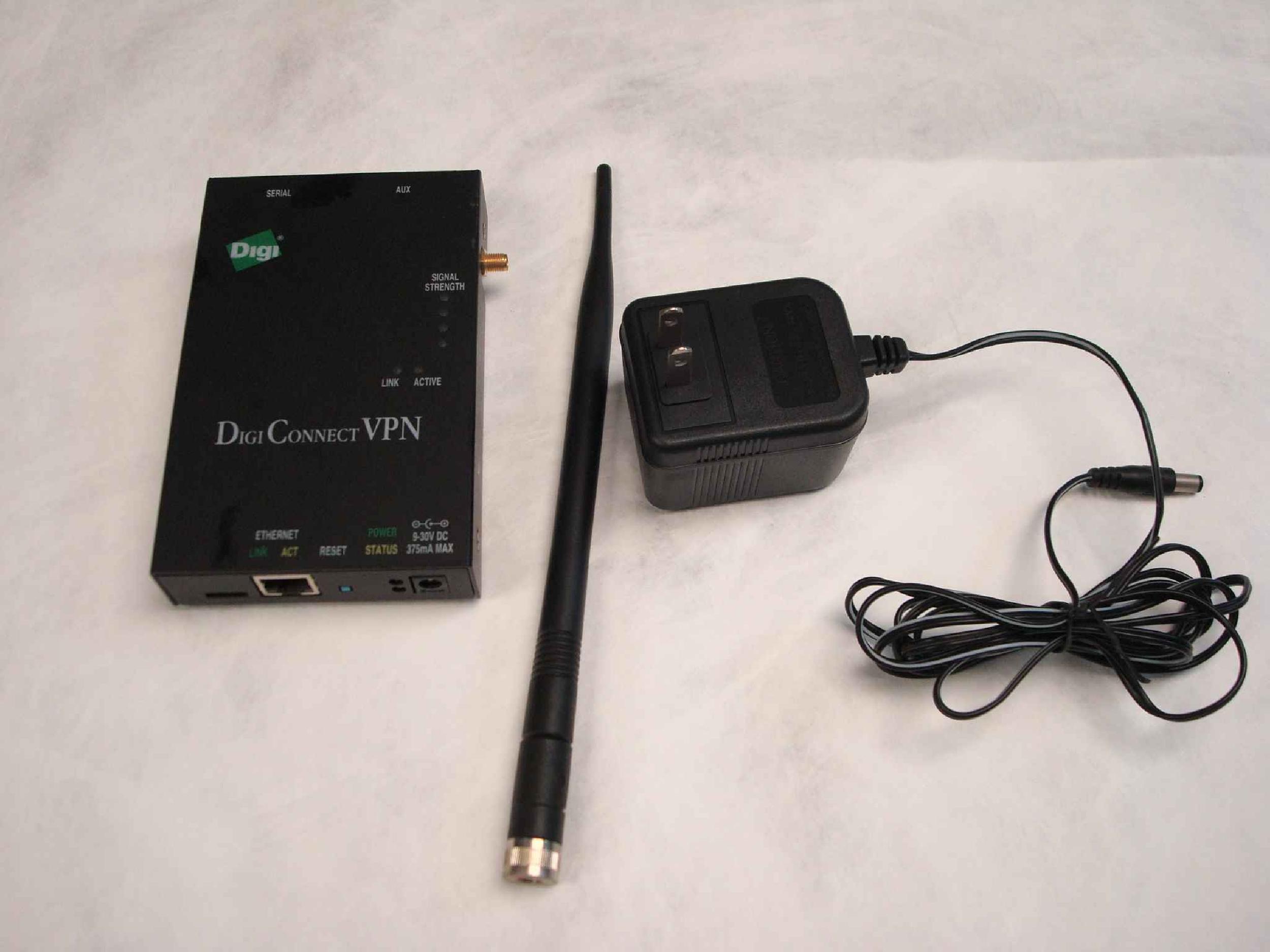 DIGI INTERNATIONAL 94000329 DIGI CONNECT VPN COMPLETE WITH ANTENNA AND P/S