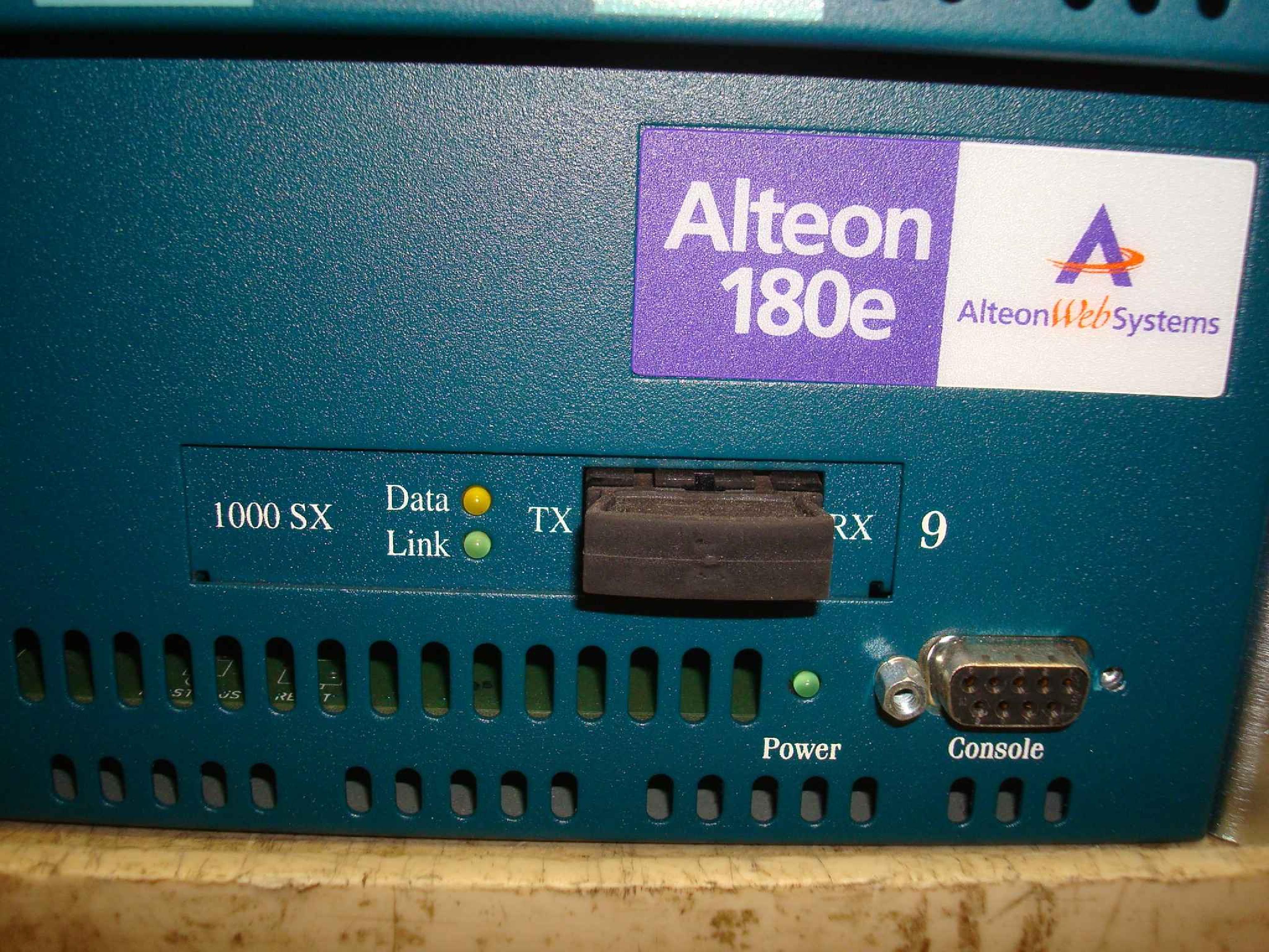 ALTEON ACESWITCH 180E ACESWITCH 180E 8 FIBER PORTS AND 8 TWISTED PAIR