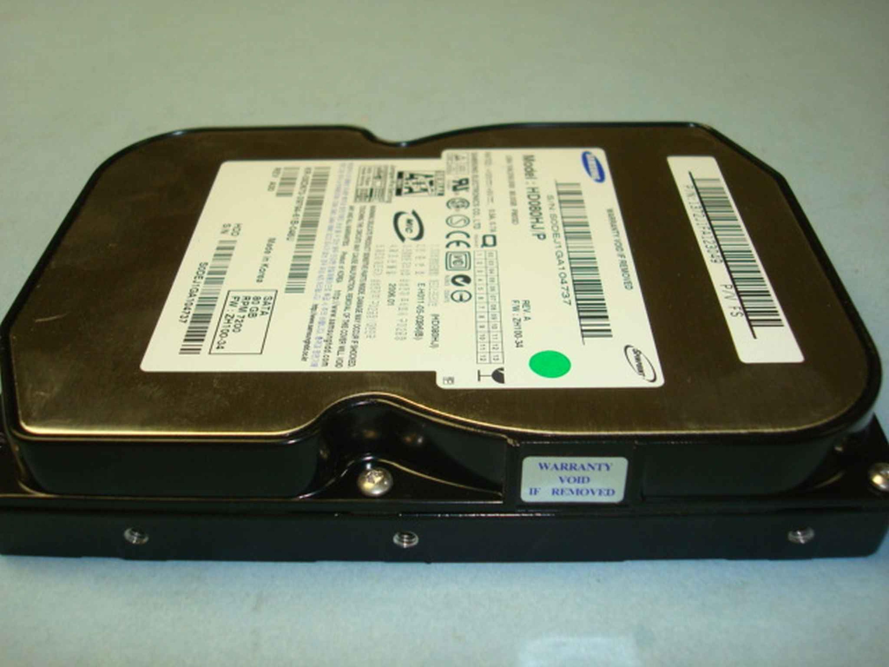 DELL 0XD673 80GB SATA DRIVE LBA 156,250,000 F/W: ZH100-34