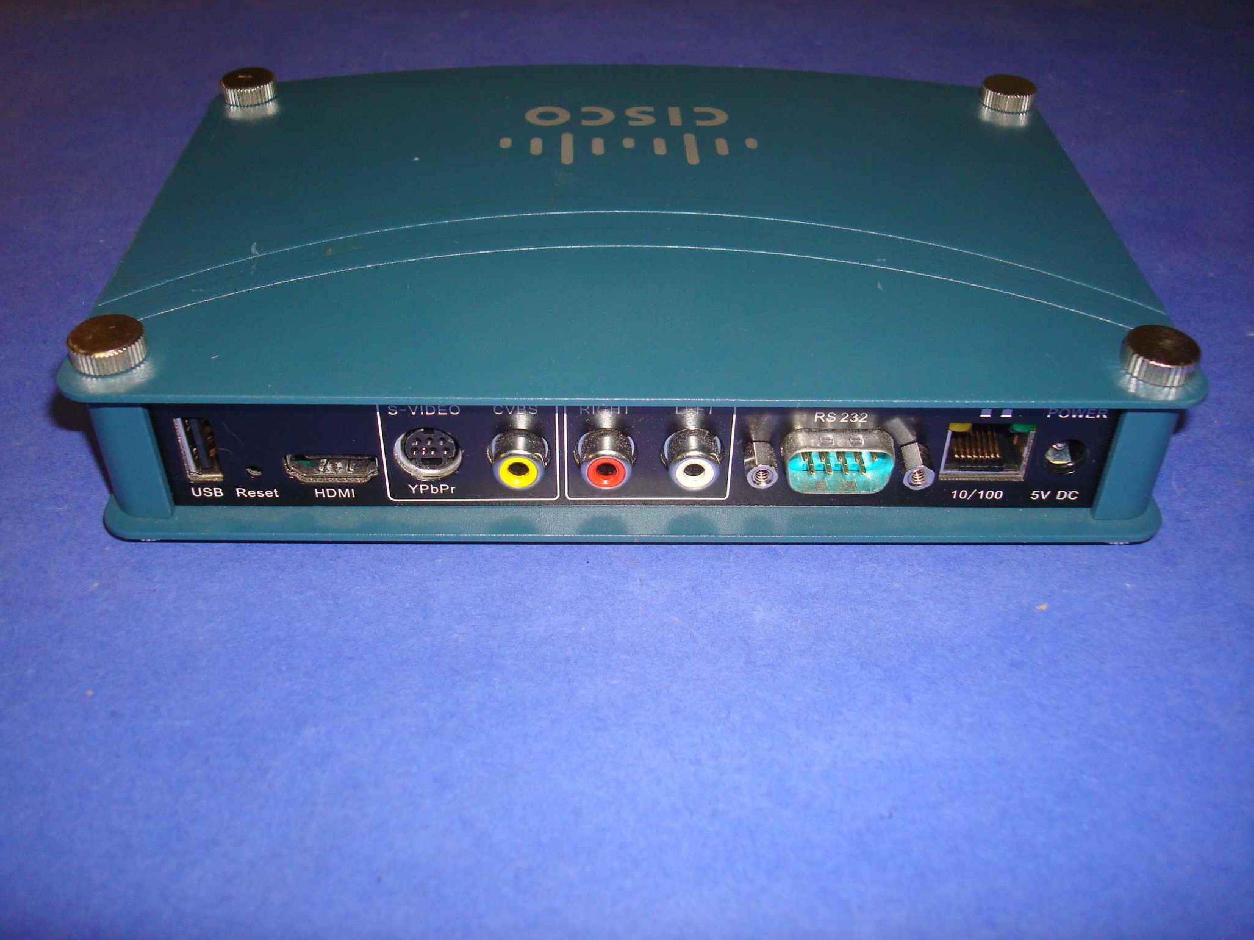 CISCO SYSTEMS DMS-DMP-4300G DIGITAL MEDIA PLAYER HDMI USB 10/100BT RS232 S-VIDEO