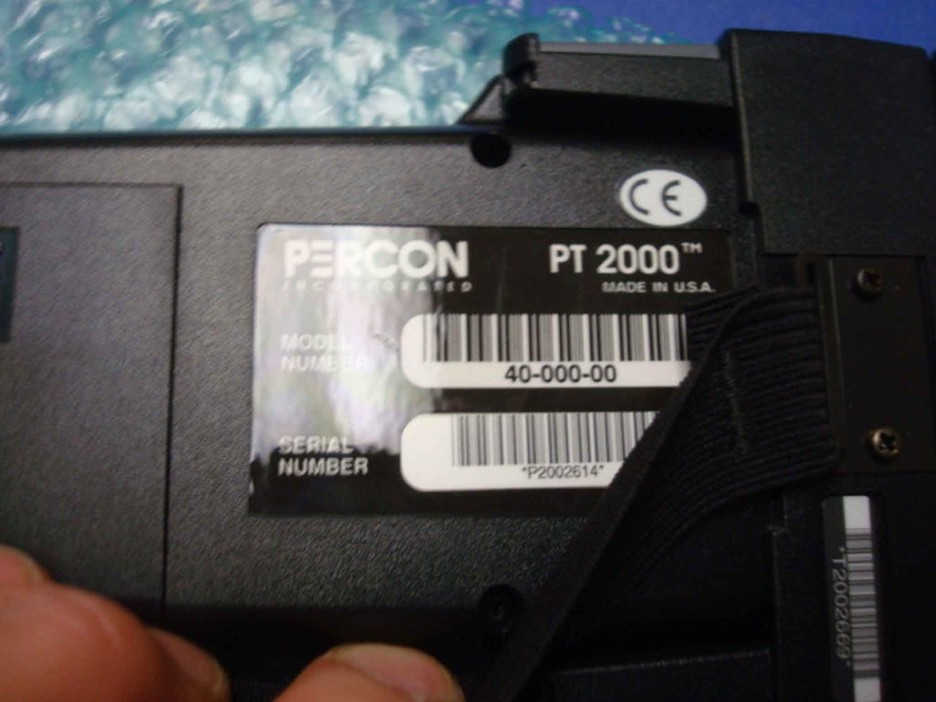 PERCON 6240-000-TG  FACTORY BOX, MANUALS, TOPGUN SCANNER