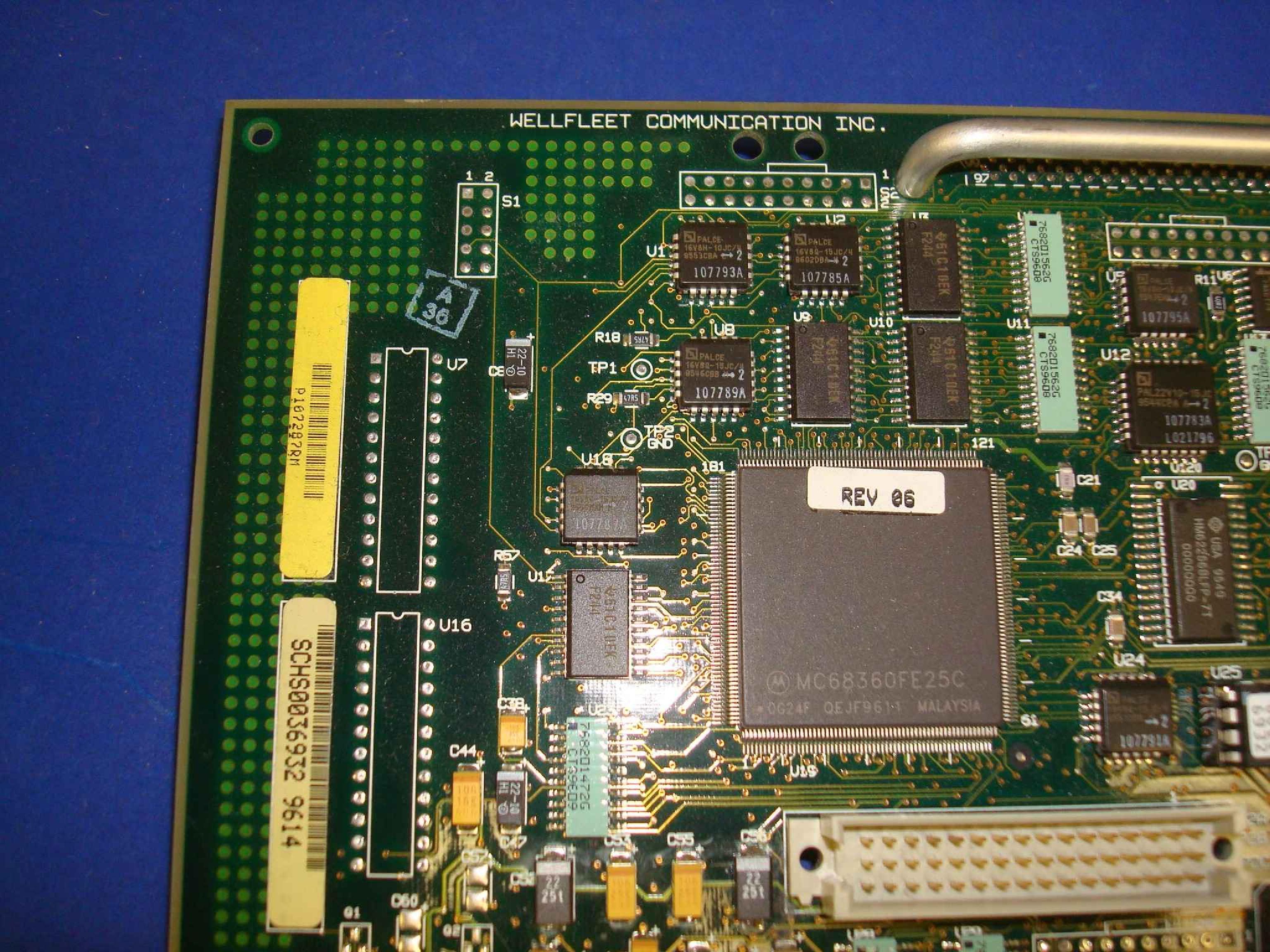 WELLFLEET COMMUNCIATION INC SYNC 34001 A/W REVISION C SYNC NET MODULE