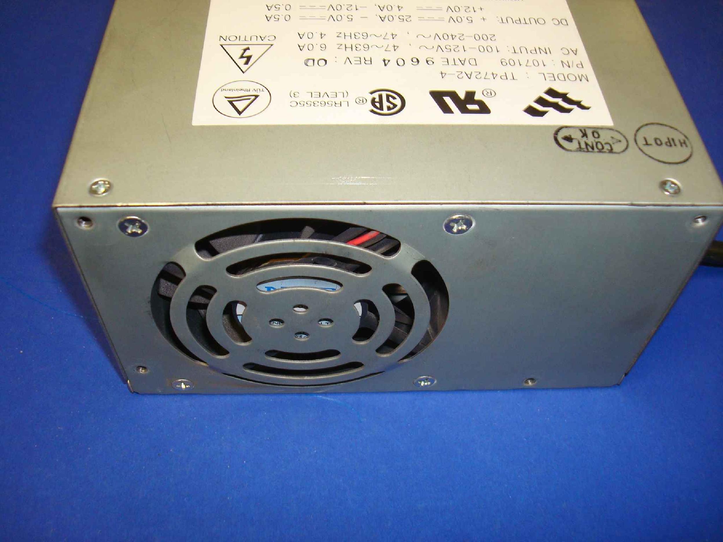 BAY NETWORKS NORTEL P107109R0C AT POWER SUPPLY PULLED FROM ACCESS STACK NODE WITH P6 P7 P8 WITH BLACK REMOTE POWER CABLE