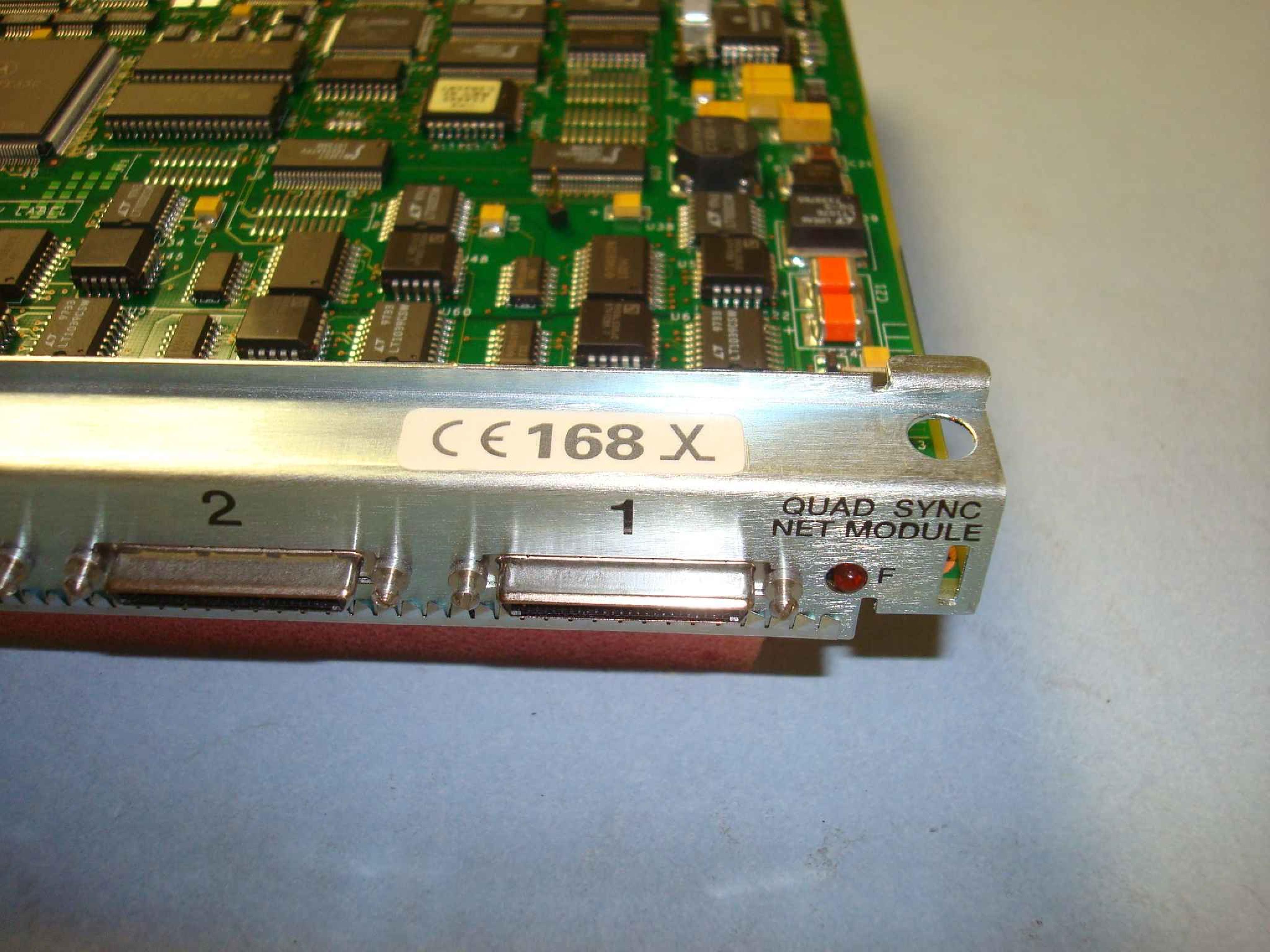 BAY NETWORKS NORTEL 112501 QUAD SYNC NET MODULE PULLED FROM ACCESS STACK NODE