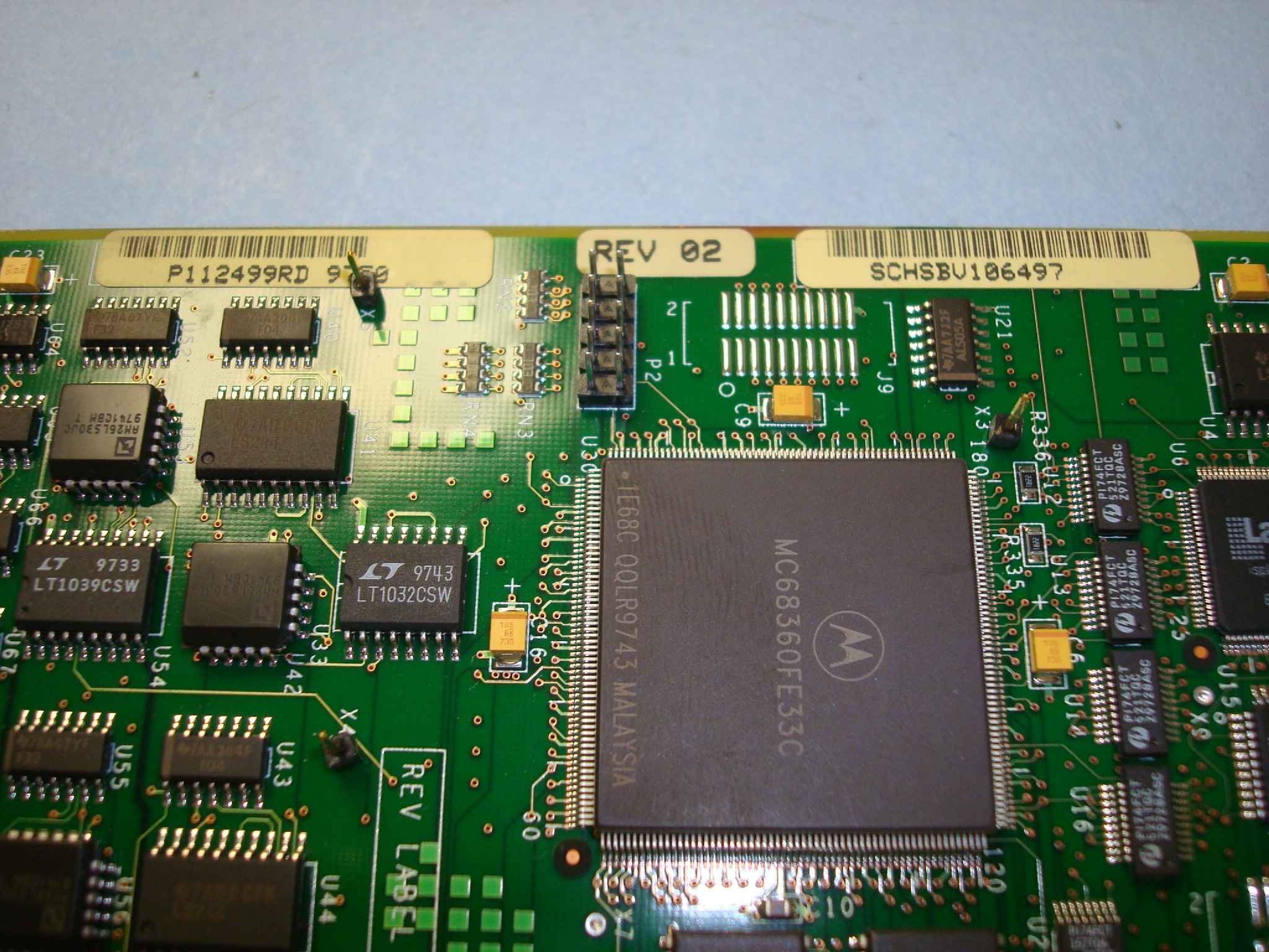 BAY NETWORKS NORTEL 112501 QUAD SYNC NET MODULE PULLED FROM ACCESS STACK NODE