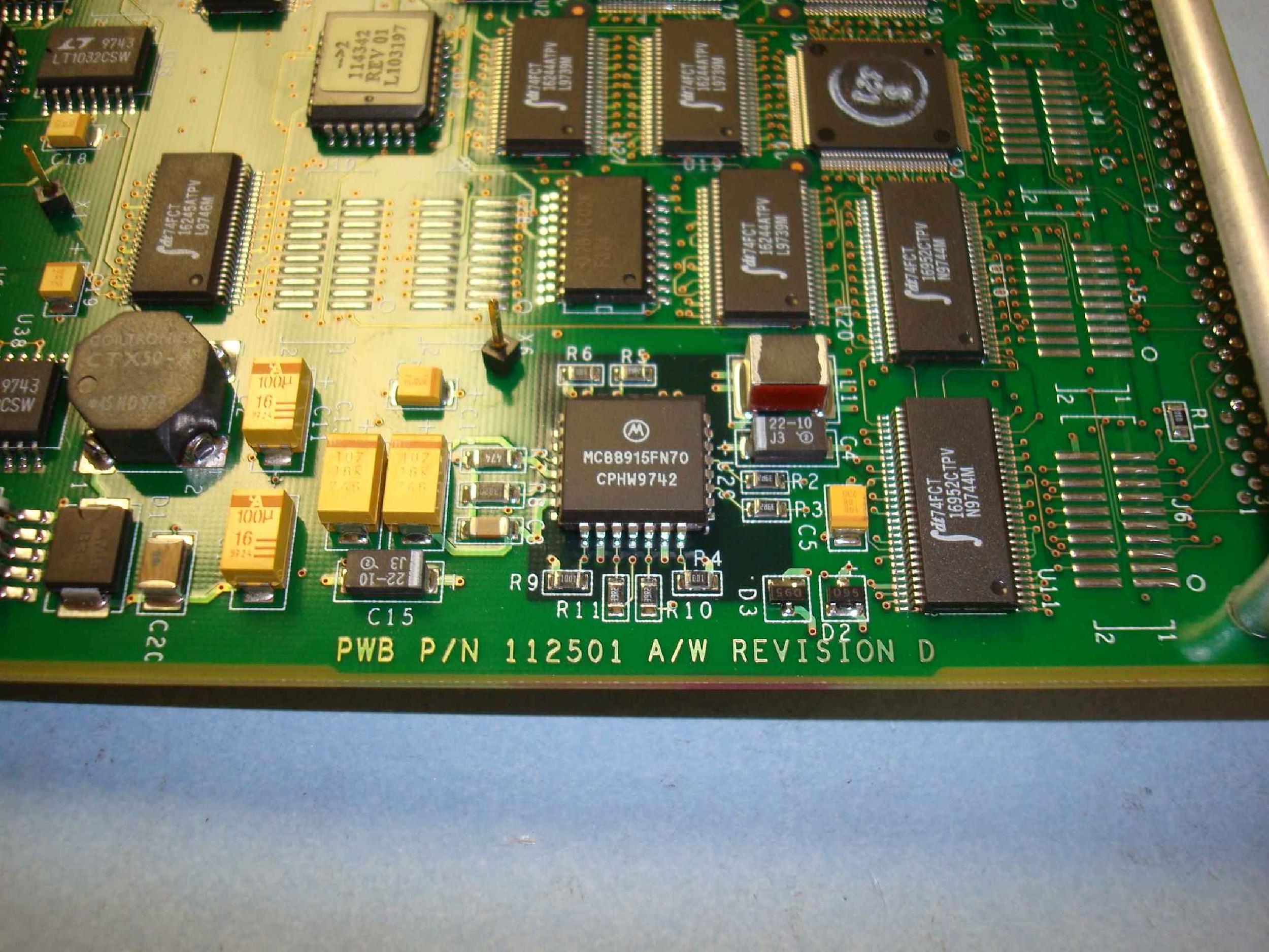 BAY NETWORKS NORTEL QUAD SYNC NET MODULE QUAD SYNC NET MODULE PULLED FROM ACCESS STACK NODE