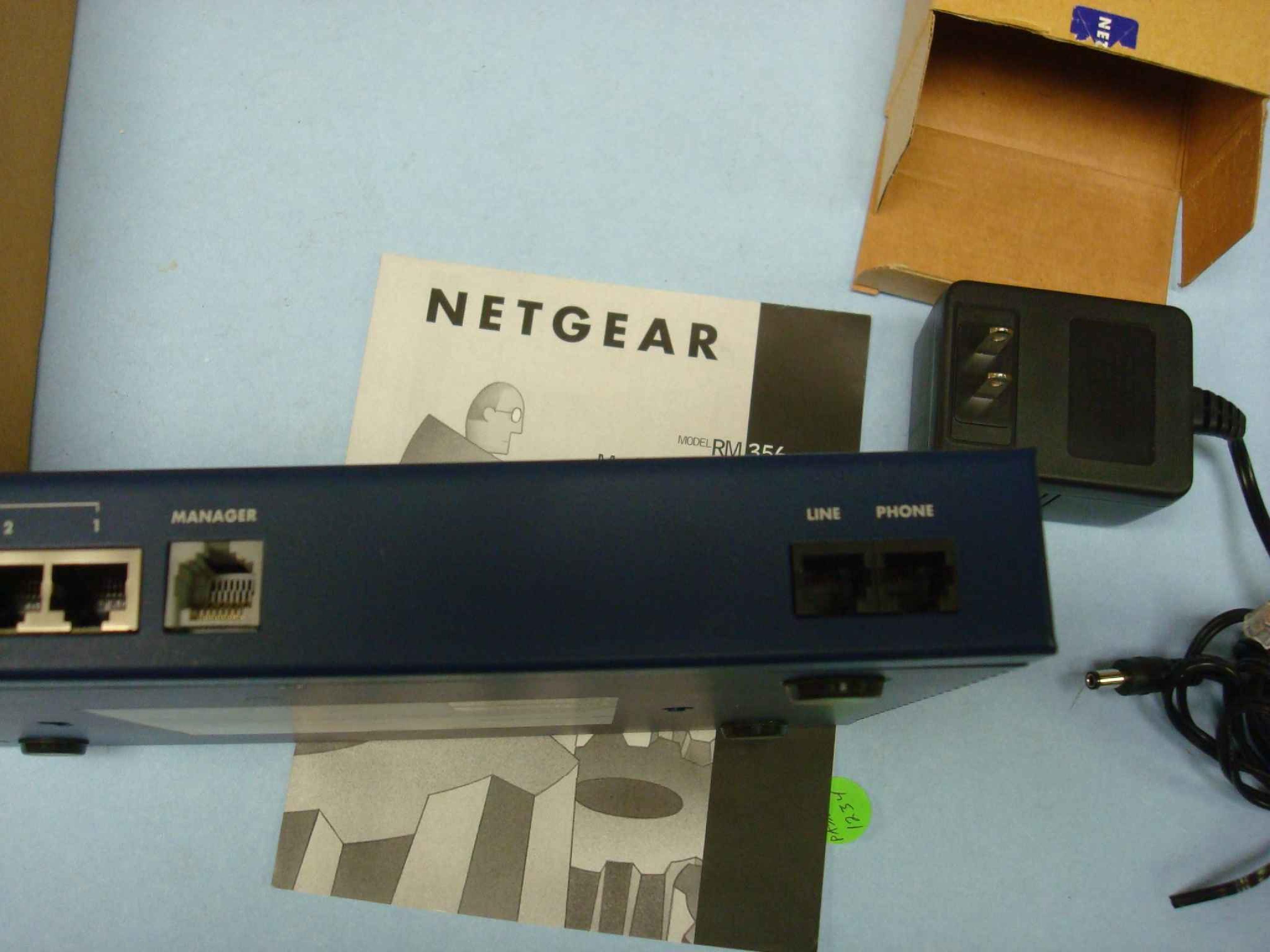 NETGEAR RM356-M OPEN BOX MODEM ROUTER DIAL UP 56K