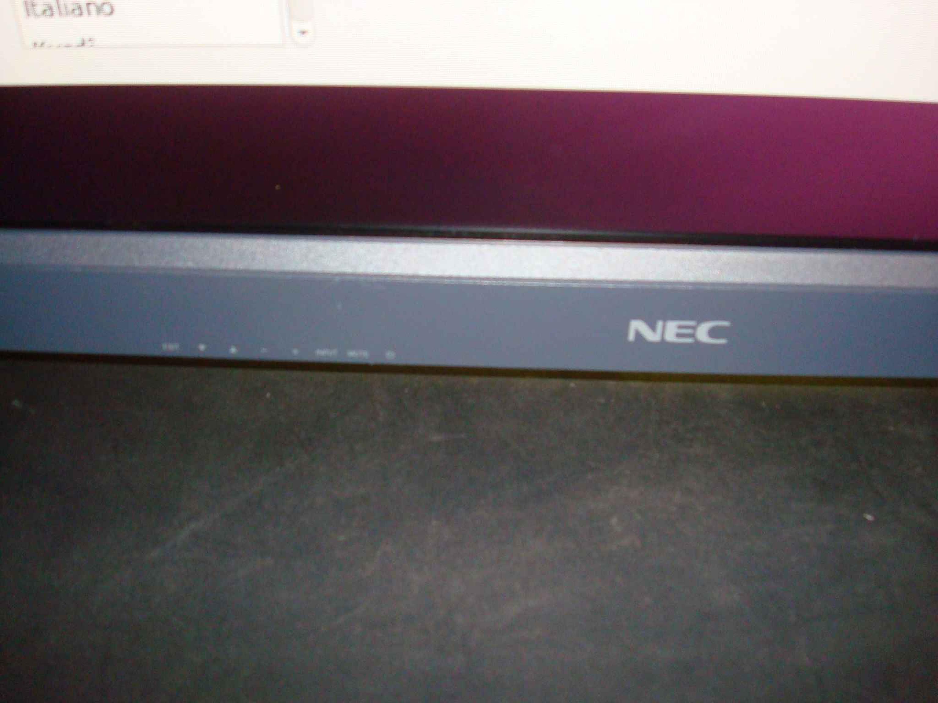 NEC LCD3210 32INCH LCD MONITOR INPUTS INCLUDE RGB1 RGB2 BNC DVD/HD SVIDEO