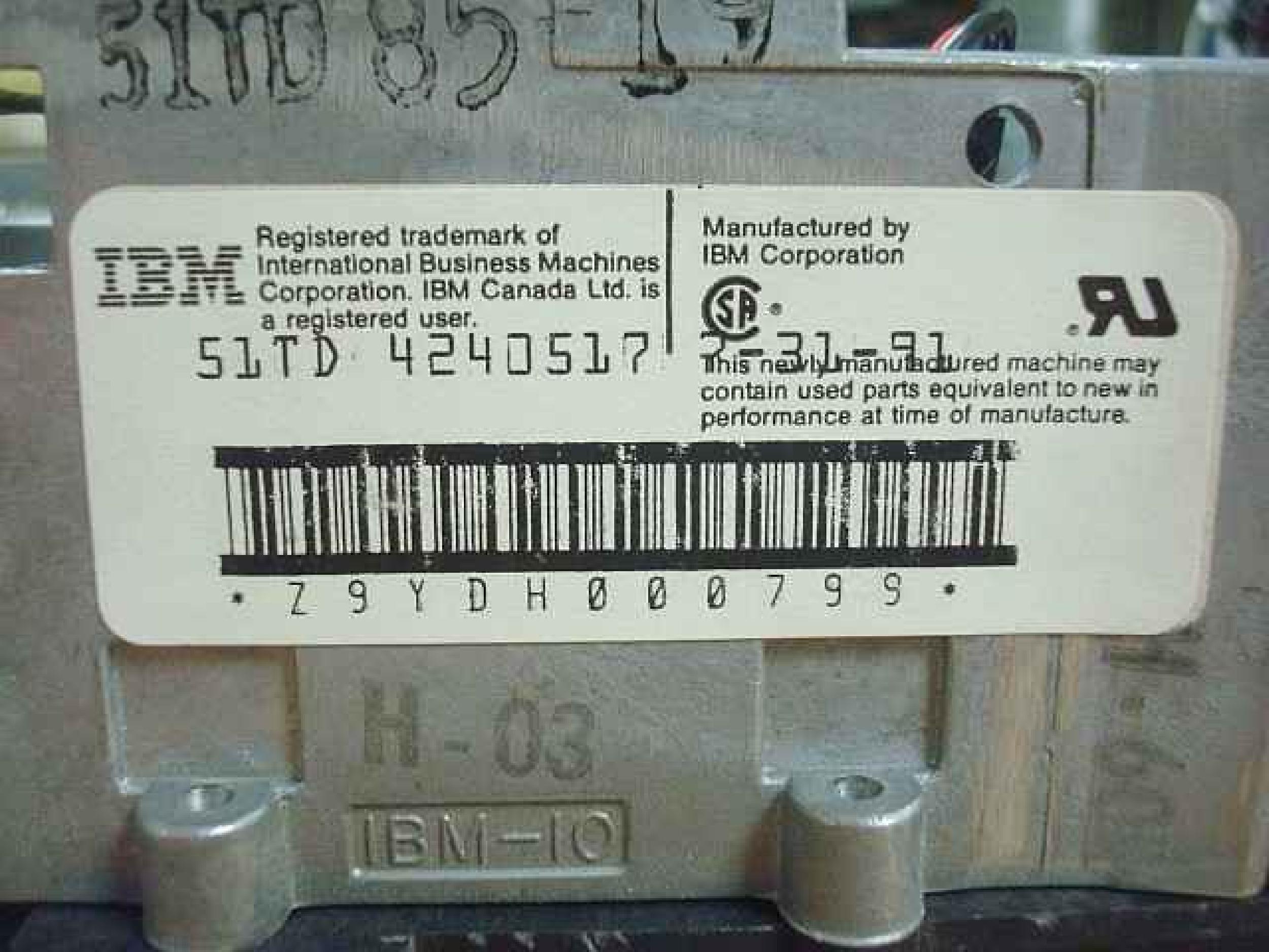 IBM 4240517 8 INCH FLOPPY DRIVE