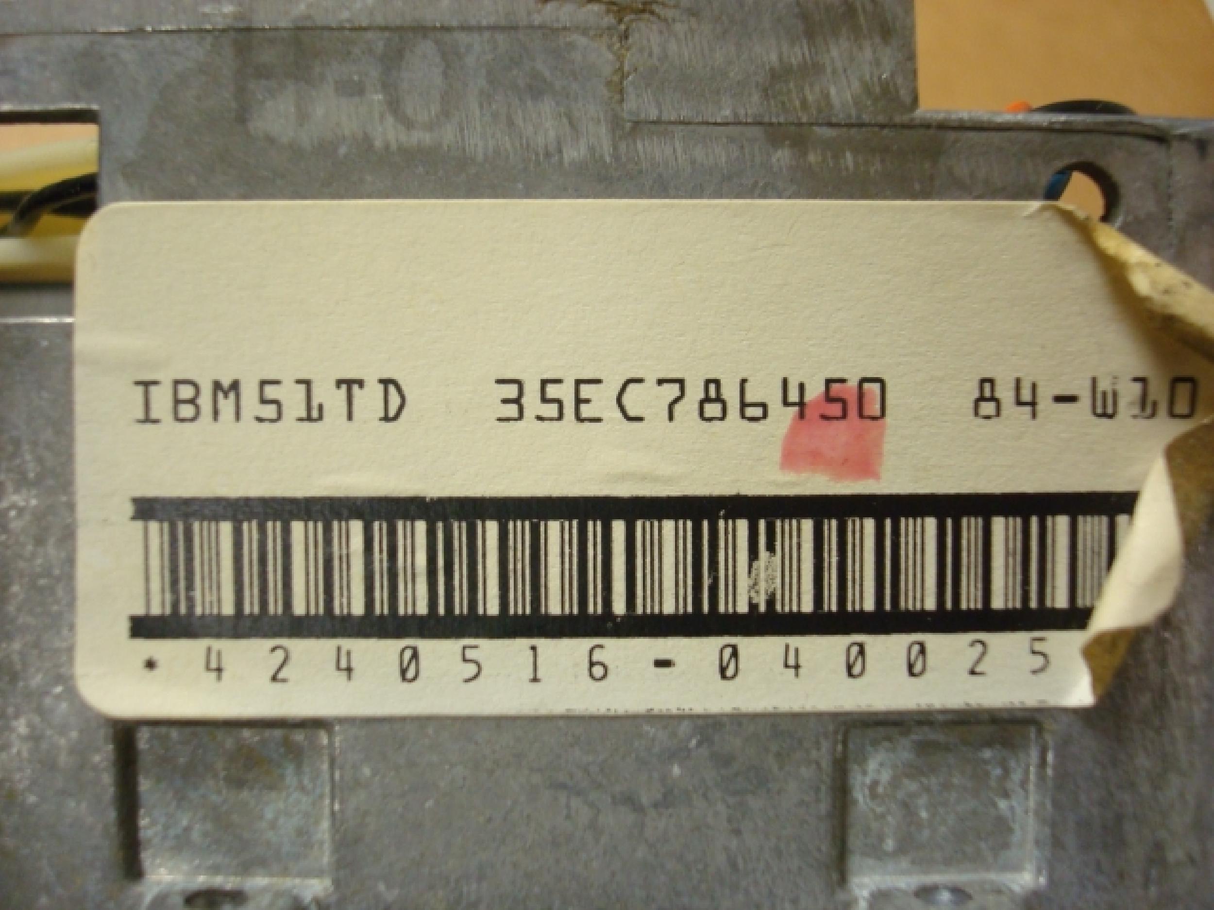 IBM 4240517 230V 8 INCH FLOPPY DRIVE PULLDED FROM 3274 CONTROL UNIT