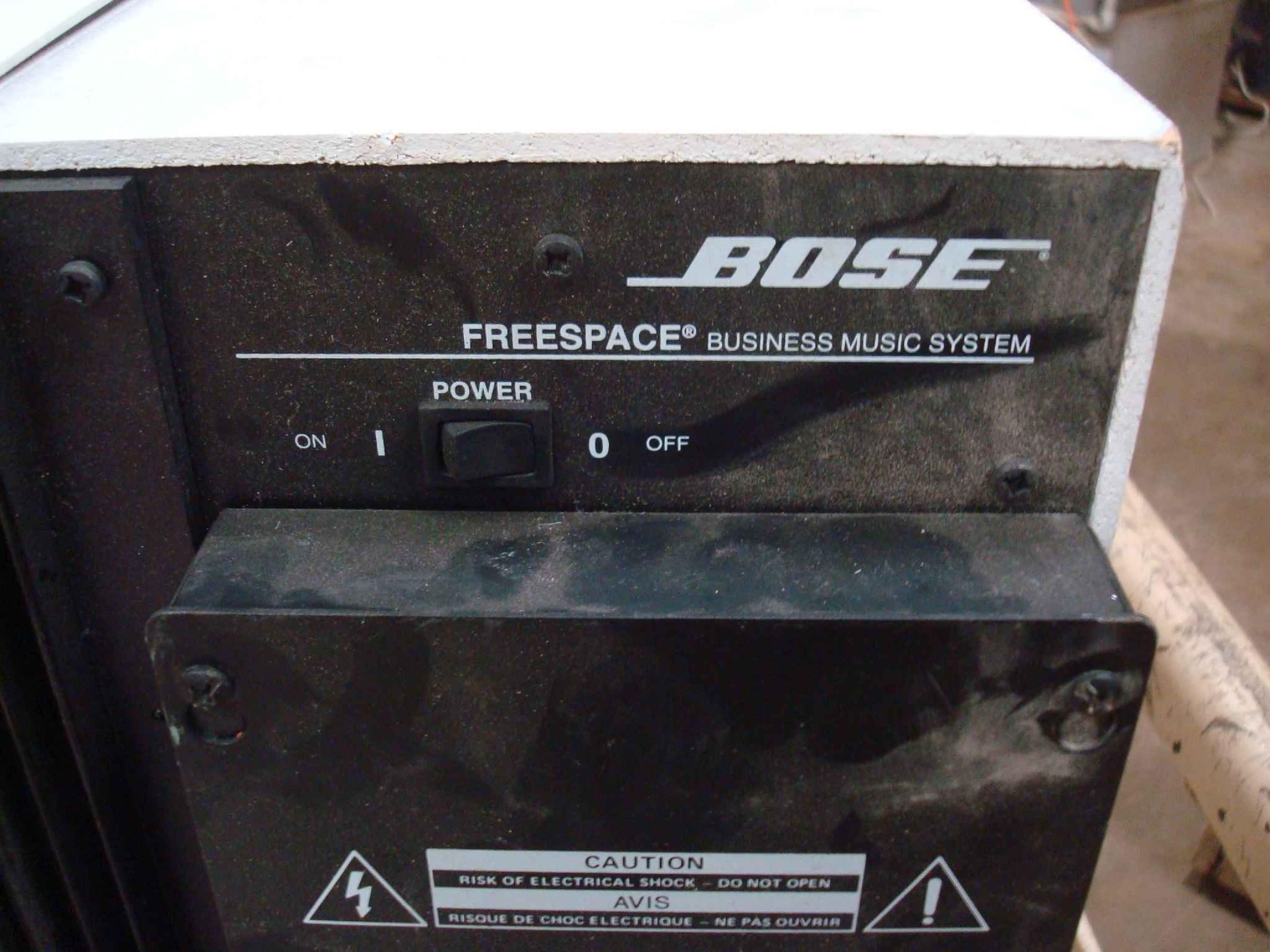 BOSE BOSE BUSINESS FREESPACE MUSIC SYSTEMAMP MAIN AMP, SUB WOOFER