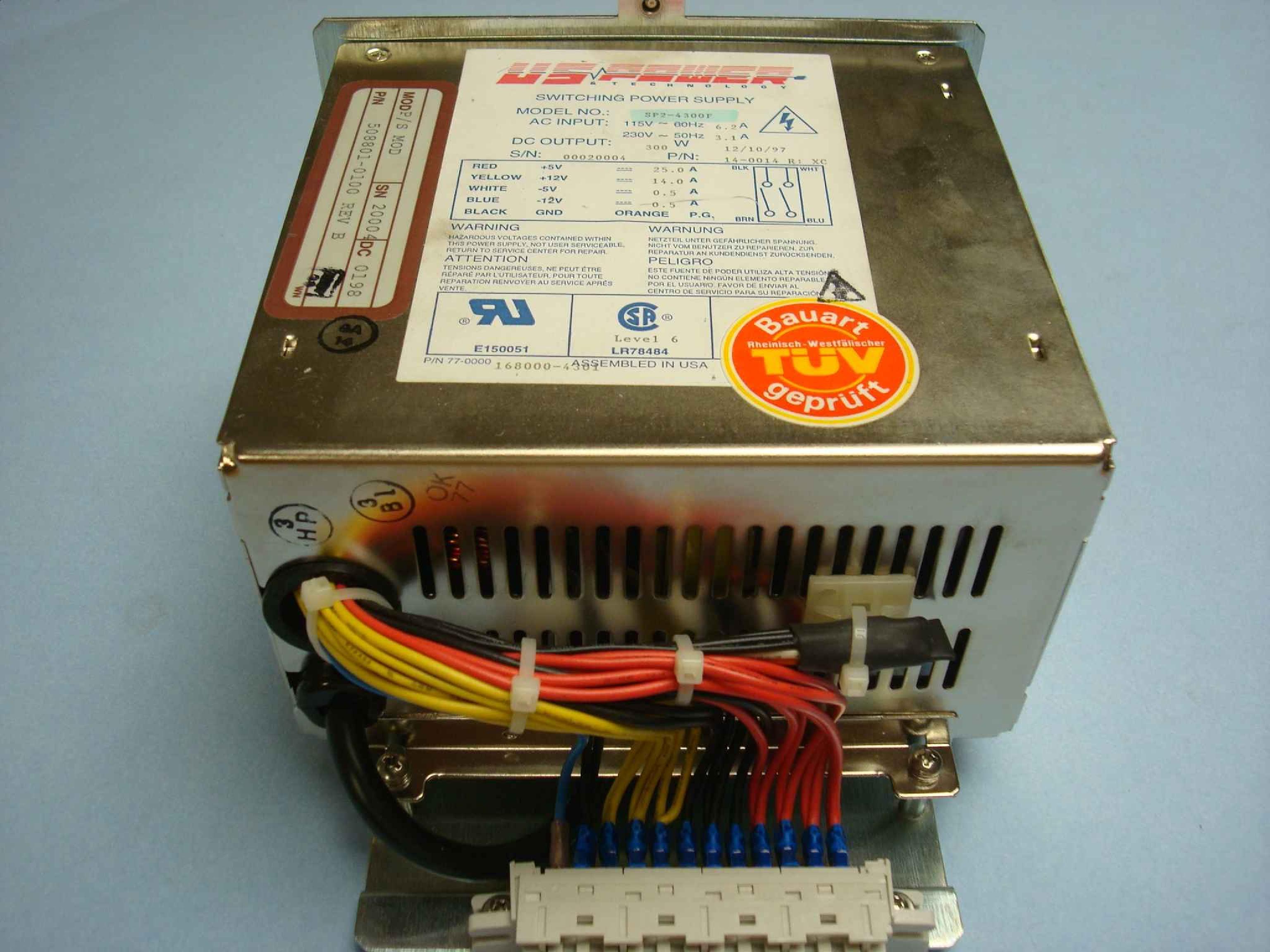 EMACS / ZIPPY / US POWER / CALIFORNIA PC PRODUCTS SP2-4300F-MOD 300WATT POWER SUPPLY