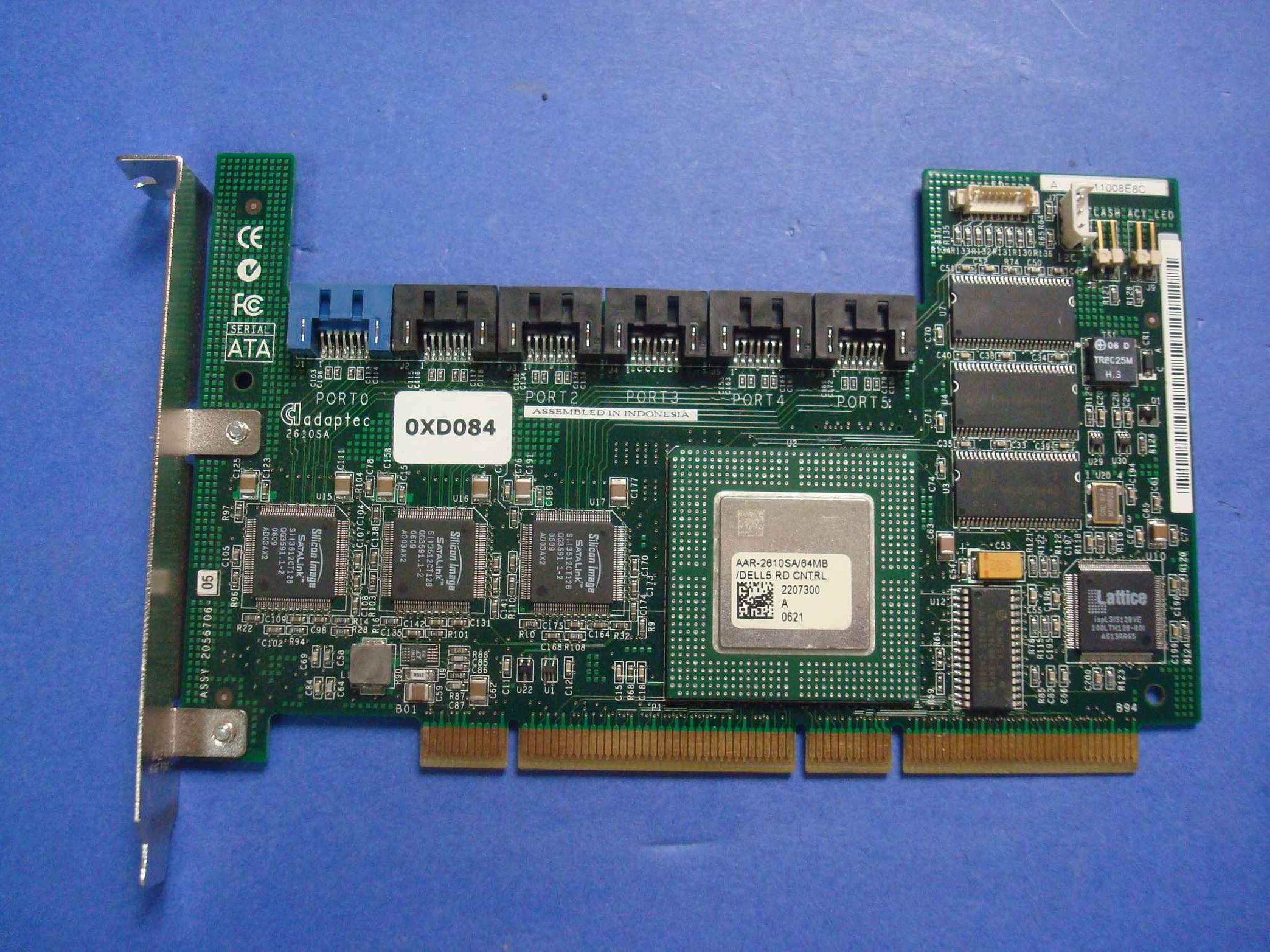 ADAPTEC 0XD084 6 PORT SATA RAID ADAPTER