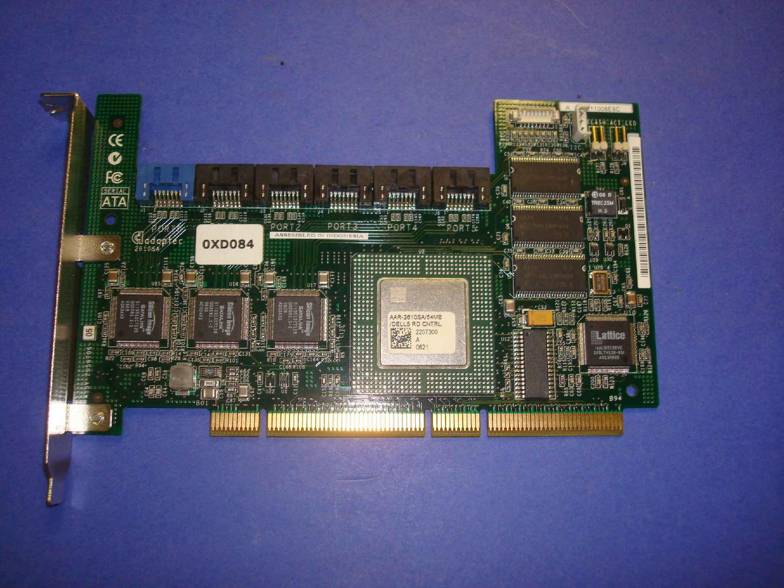 ADAPTEC AAR-2610SA 6 PORT SATA RAID ADAPTER