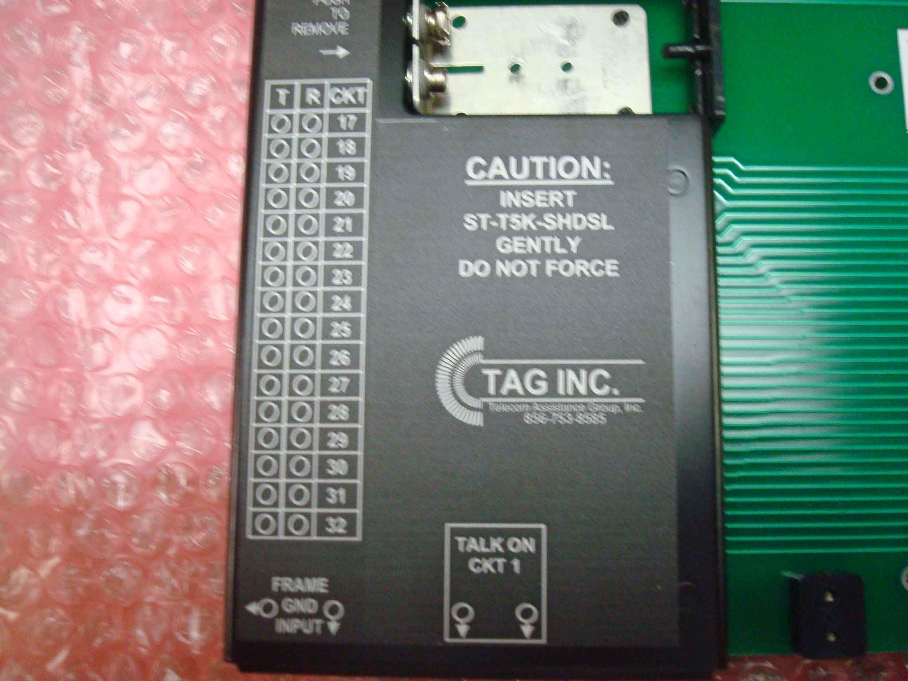 TAG INC ST-T5K-SHDSL ADTRAN TA5000 SHDSL STREAKER CARD