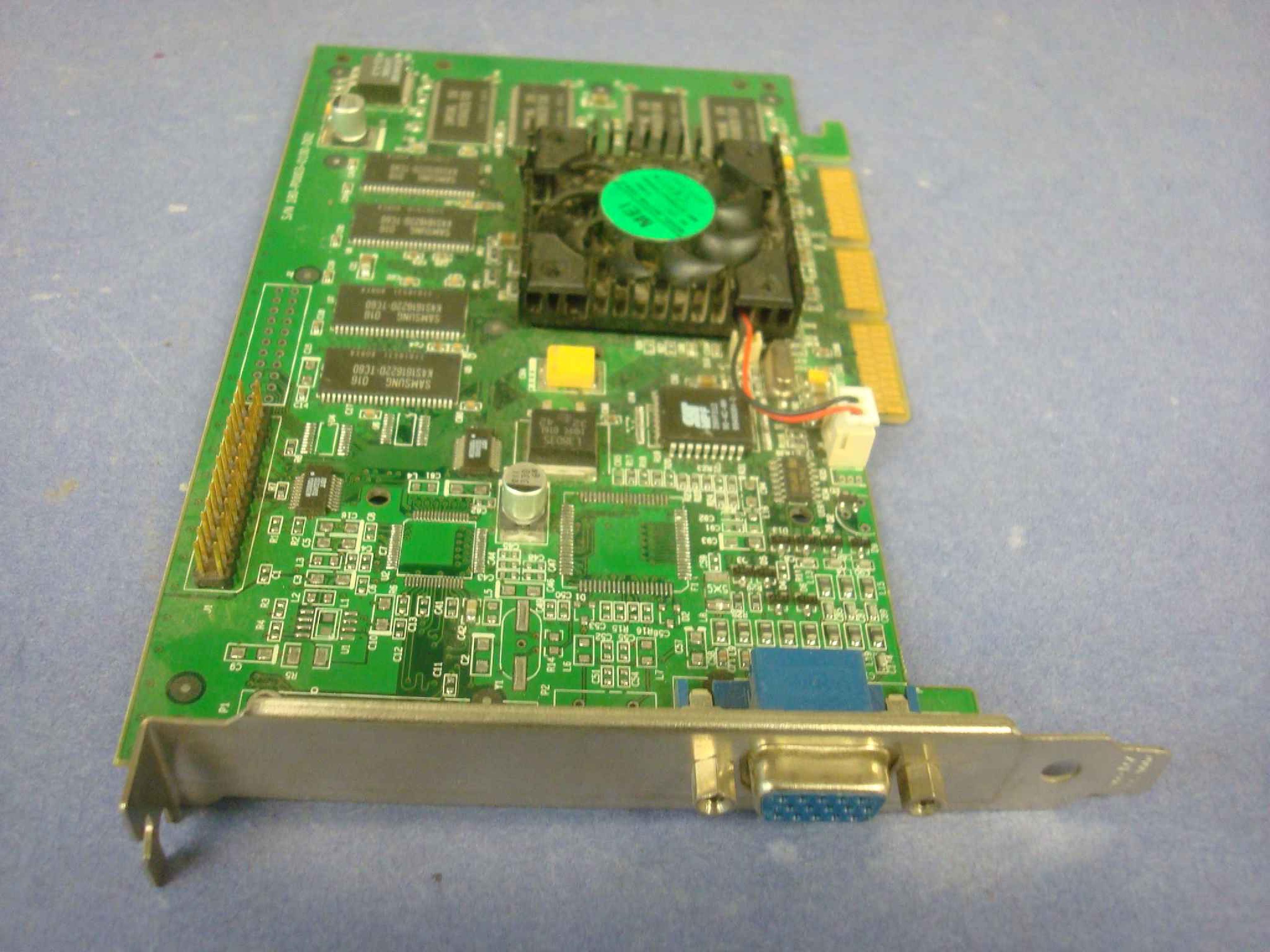 NVIDIA 180-P0003-0100-D02 GEFORCE VIDEO CARD AGP VGA 180-P0003-0100-D02