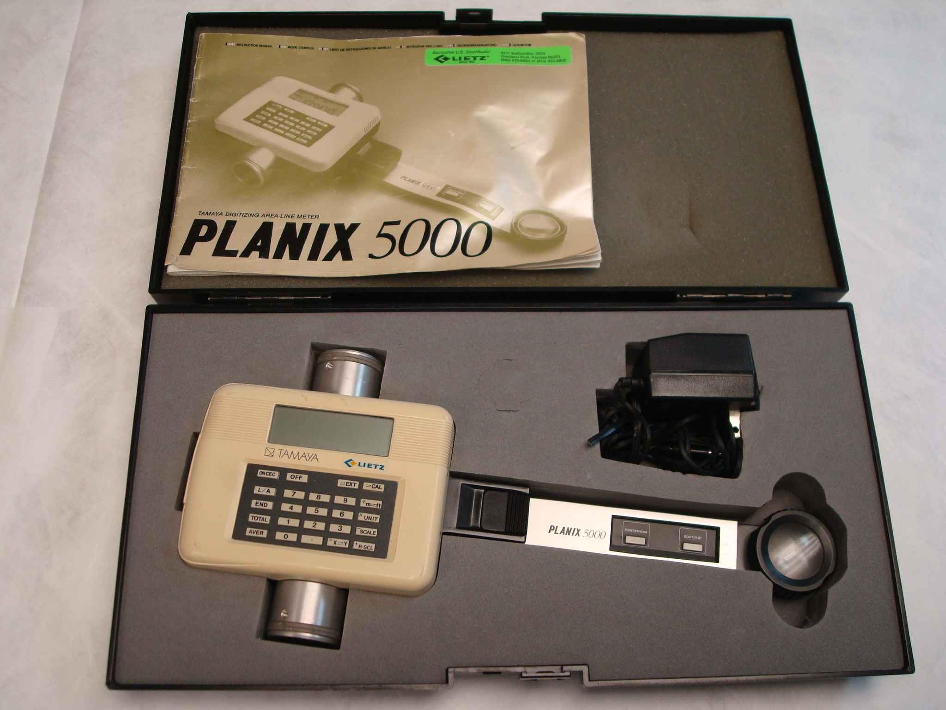 TAMAYA PLANIX 5000 SUPER PLANIX ALPHA DIGITAL PLANIMETER DOCUMENTATION MANUAL PROVIDED