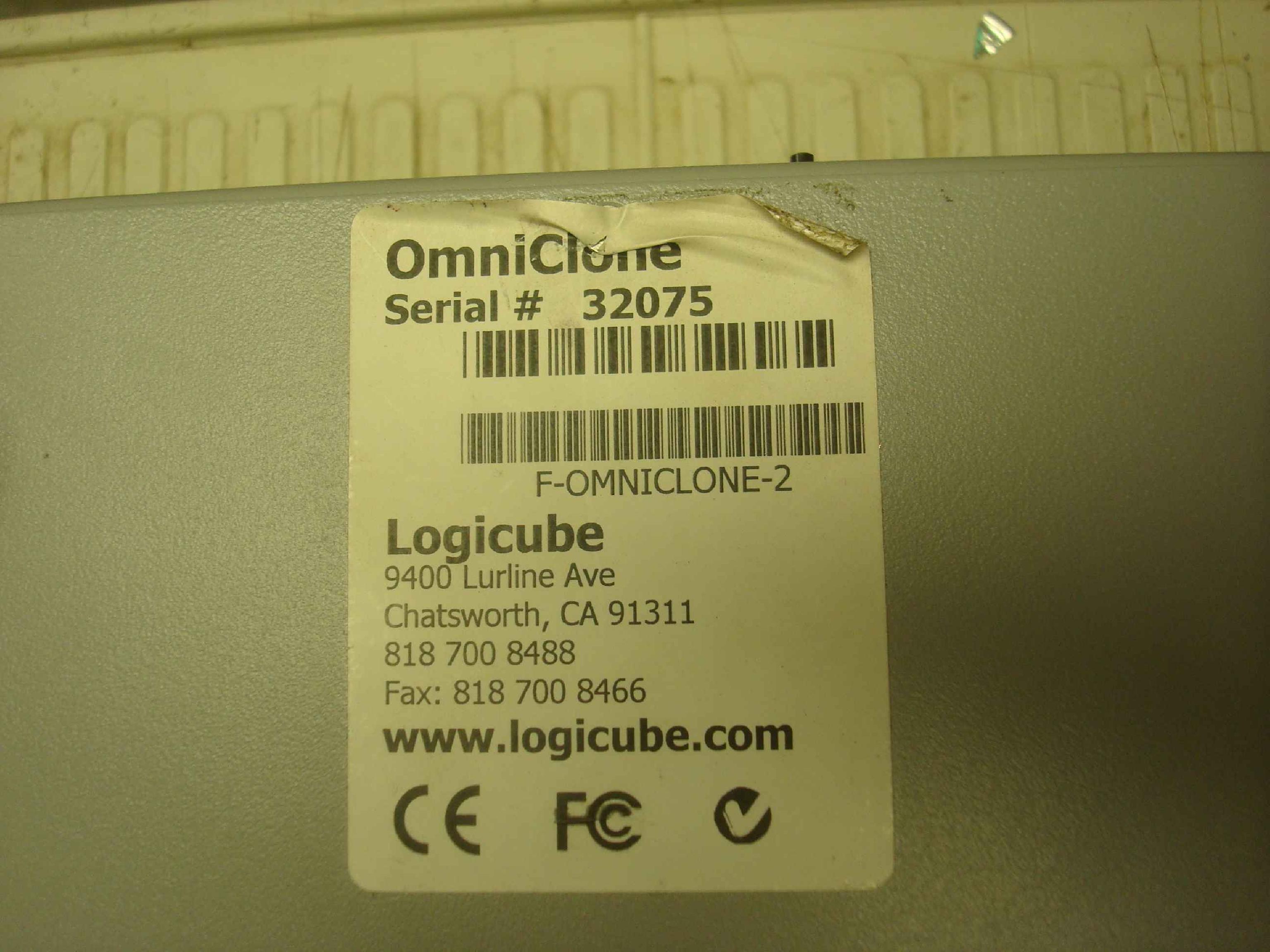 LOGICUBE F-OMNICLONE-2 OMNICLONE F-OMNICLONE-2 IDE HARD DRIVE DUPLICATOR POWER