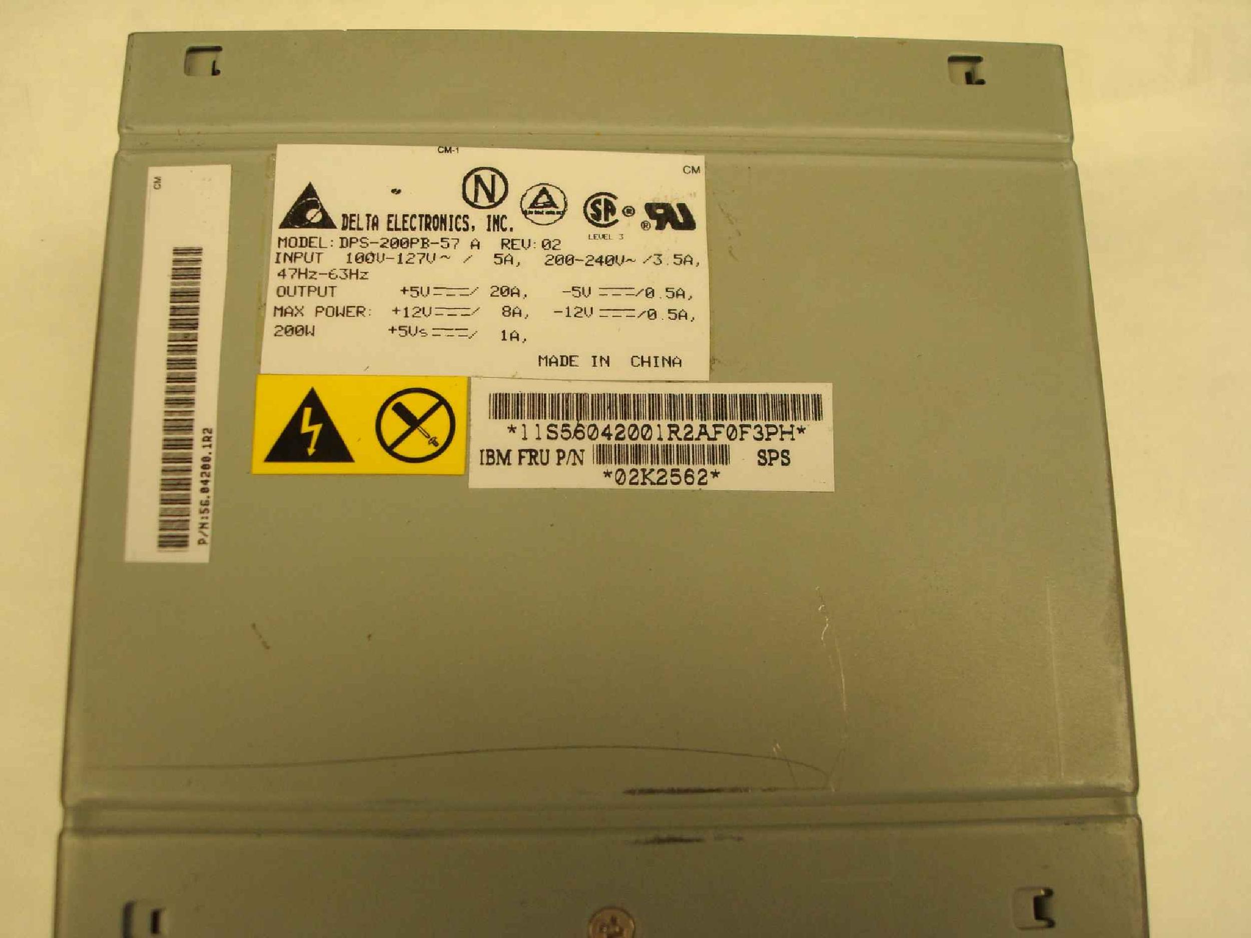 DELTA ELECTRONICS INC DPS-200PB-57 A CLONE DELTA 200W COMPUTER POWER SUPPLY