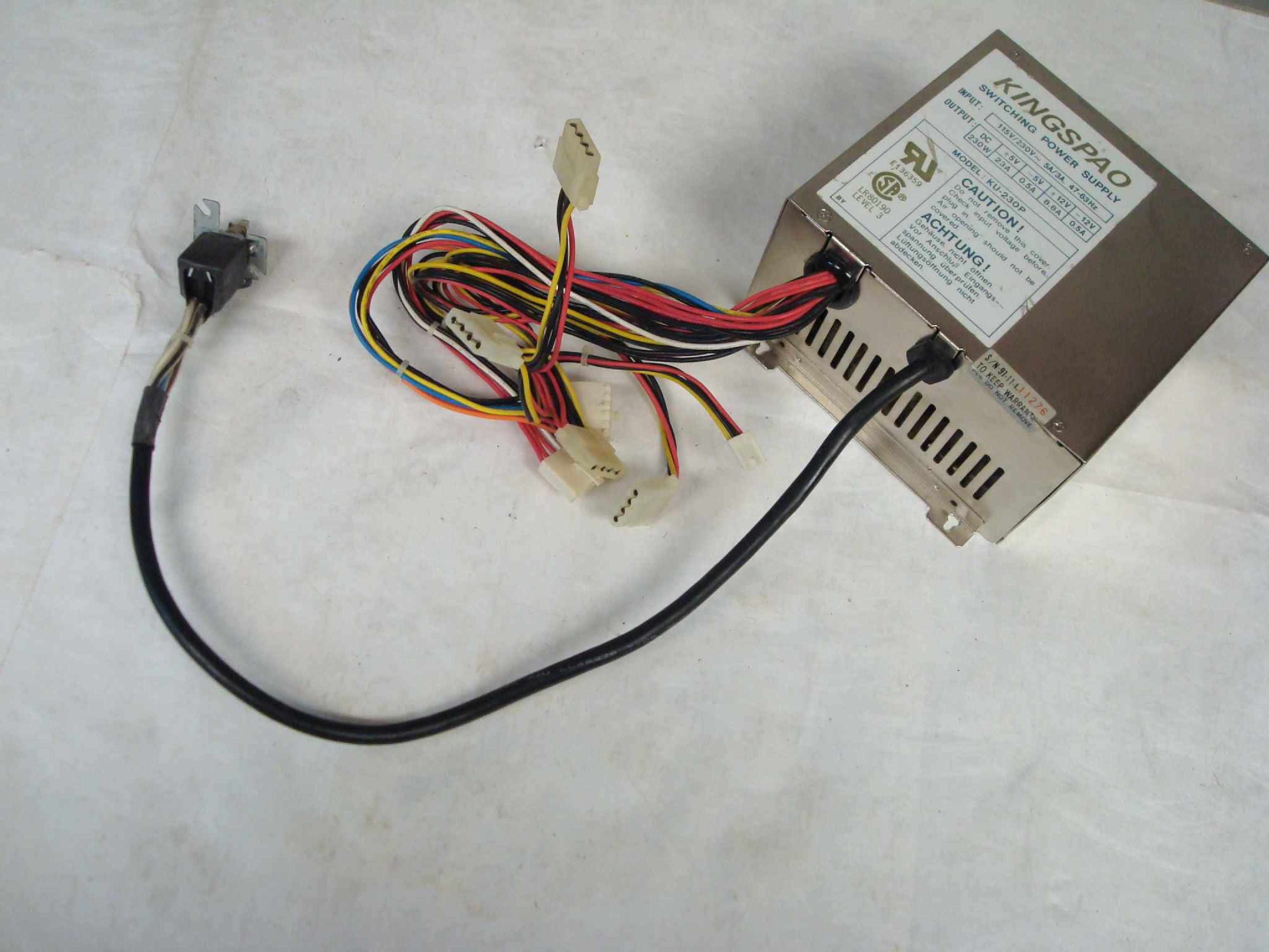 KINGSPAO KU-230P 230WATT AT POWER SUPPLY WITH REMOTE SWITCH