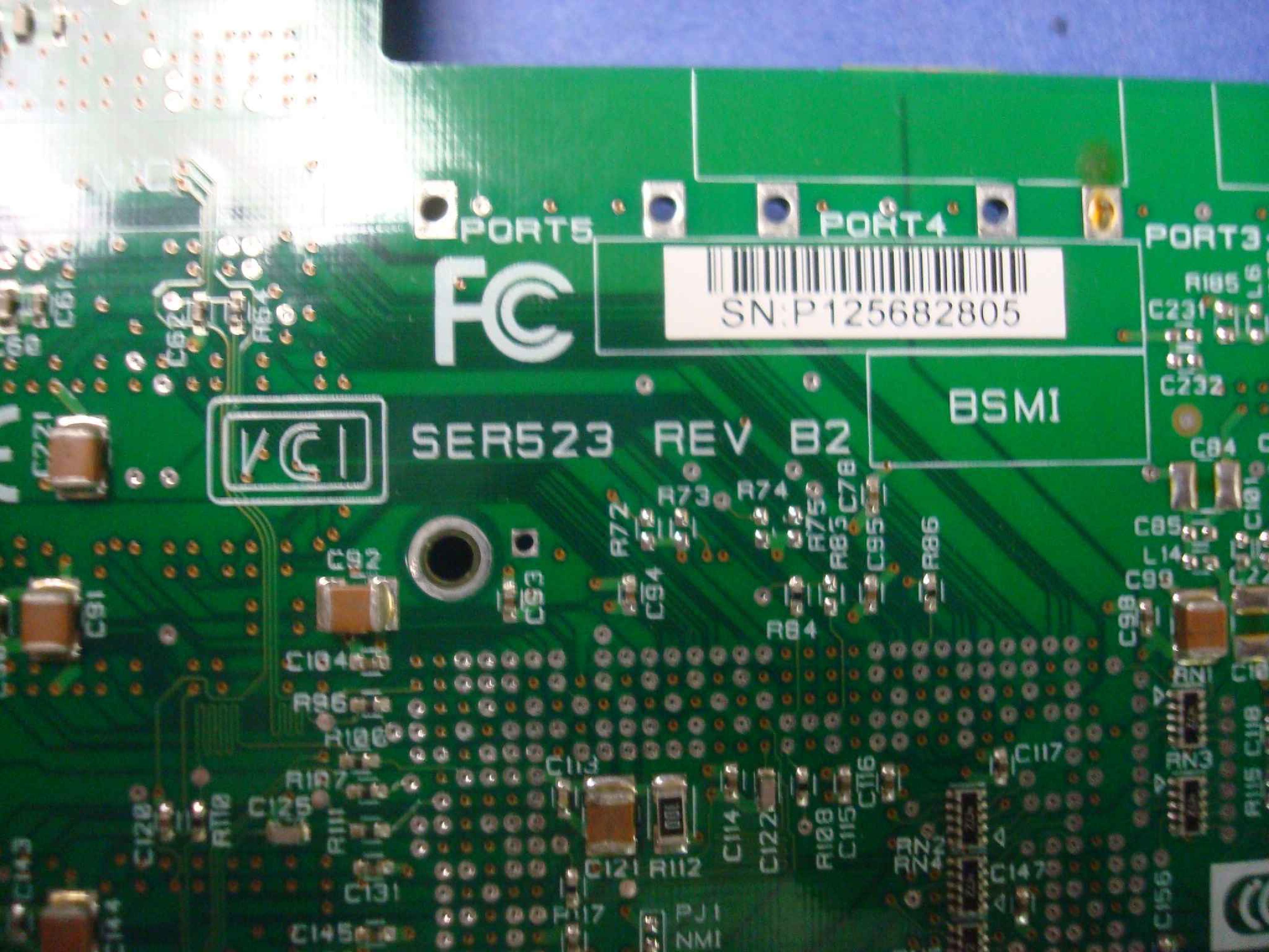 LSI K MV-4 SER523 REV B2 4 PORT SATA PCI-X RAID CARD