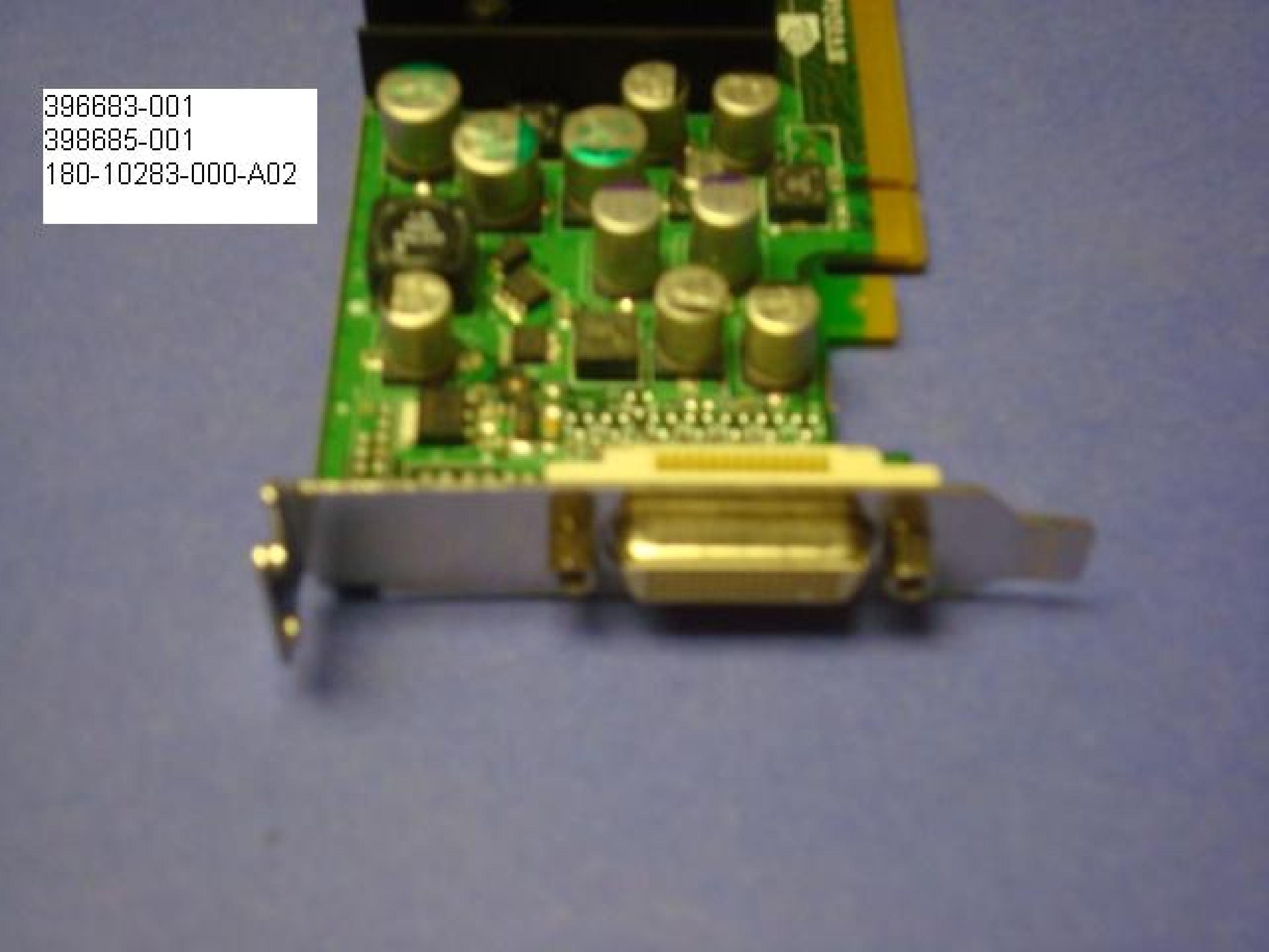 NVIDIA 204896 128MB PCI EXPRESS VIDEO CARD DMS59 CONNECTOR