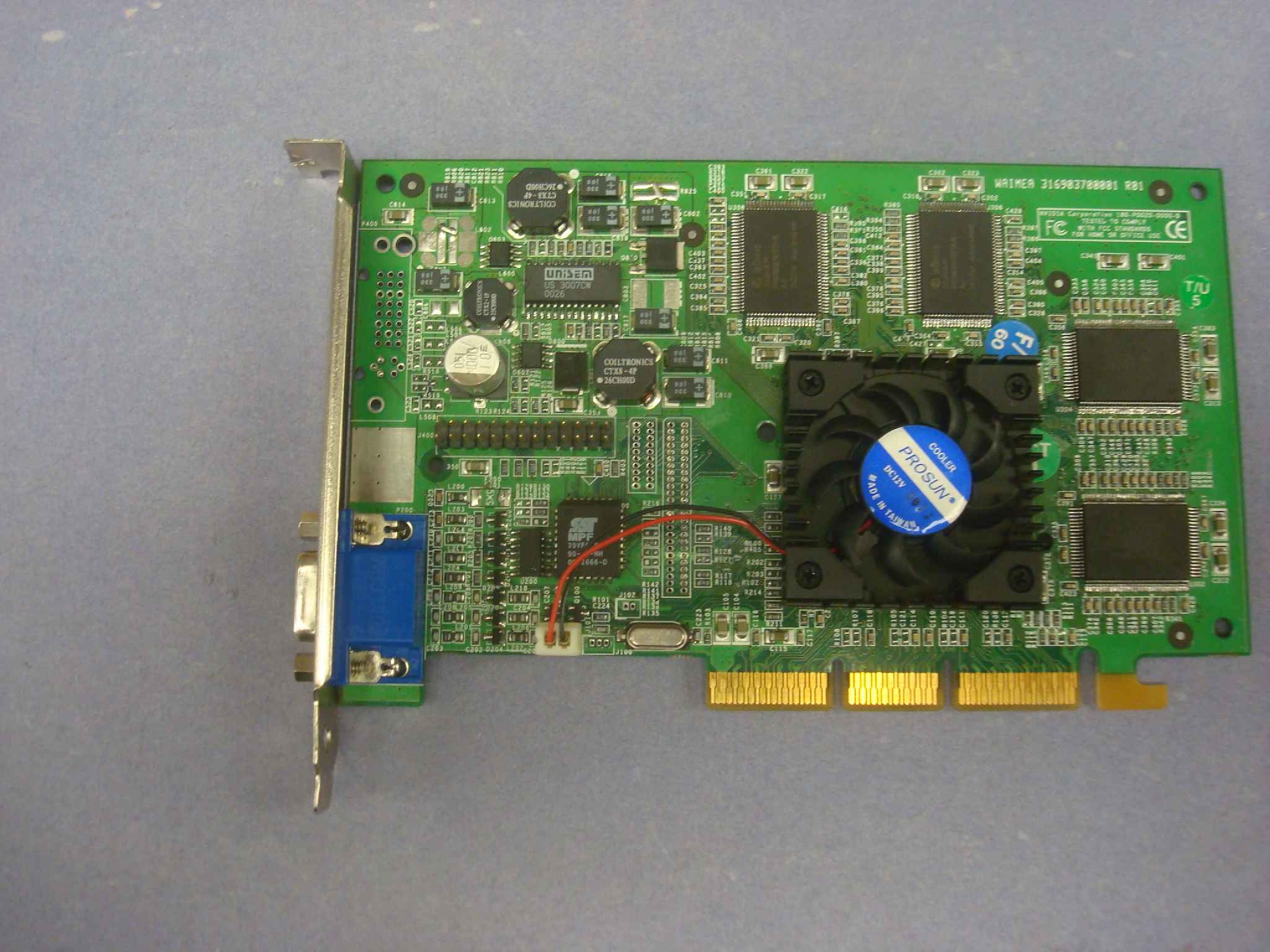 CREATIVE LABS 102HS046B GEFORCE 2 GTS 32MB AGP GRAPHICS CARD