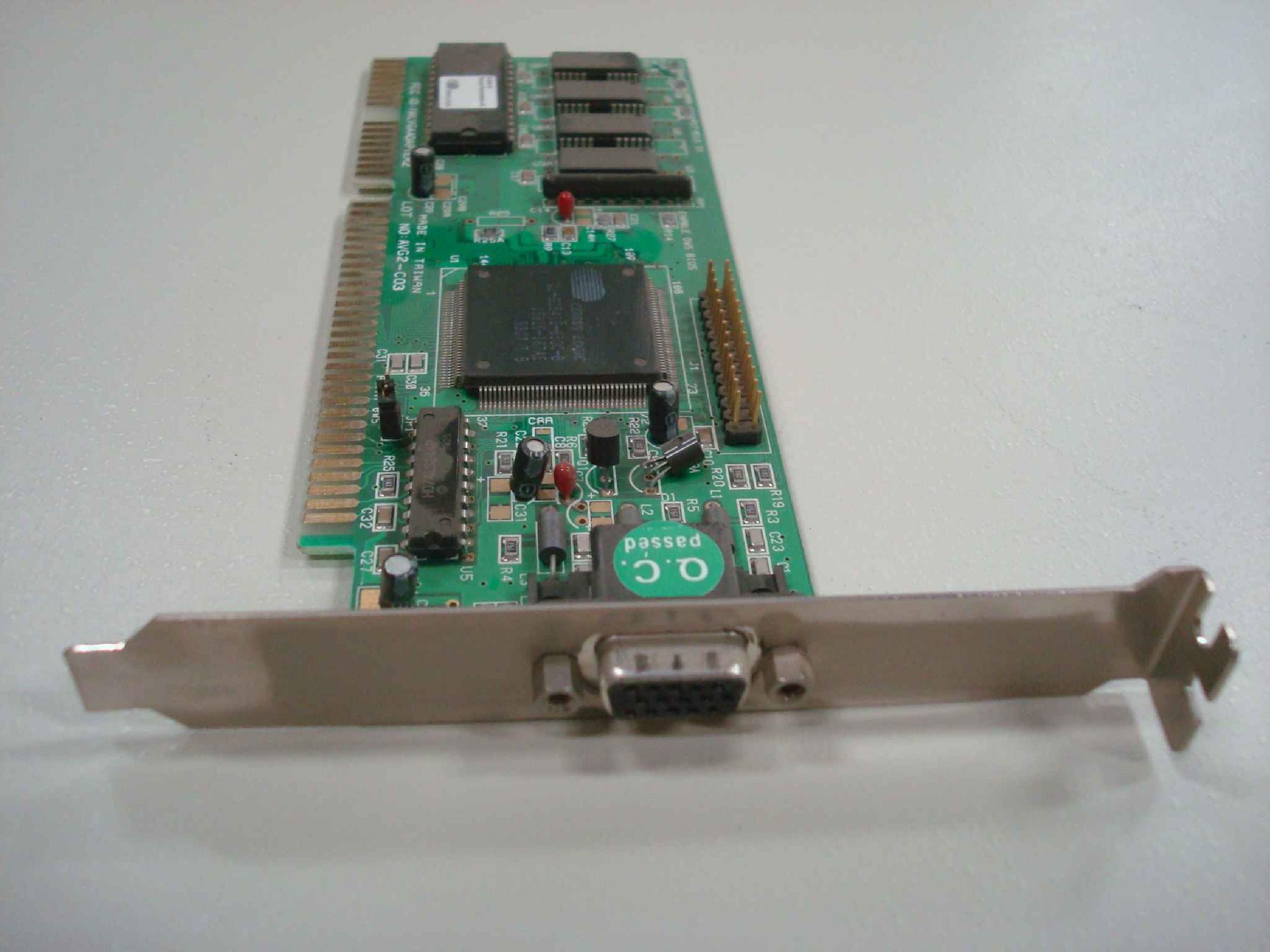 CIRRUS LOGIC IWLVGAADAPTER2 16BIT ISA VGA CARD CL-GD5402-65QC-B