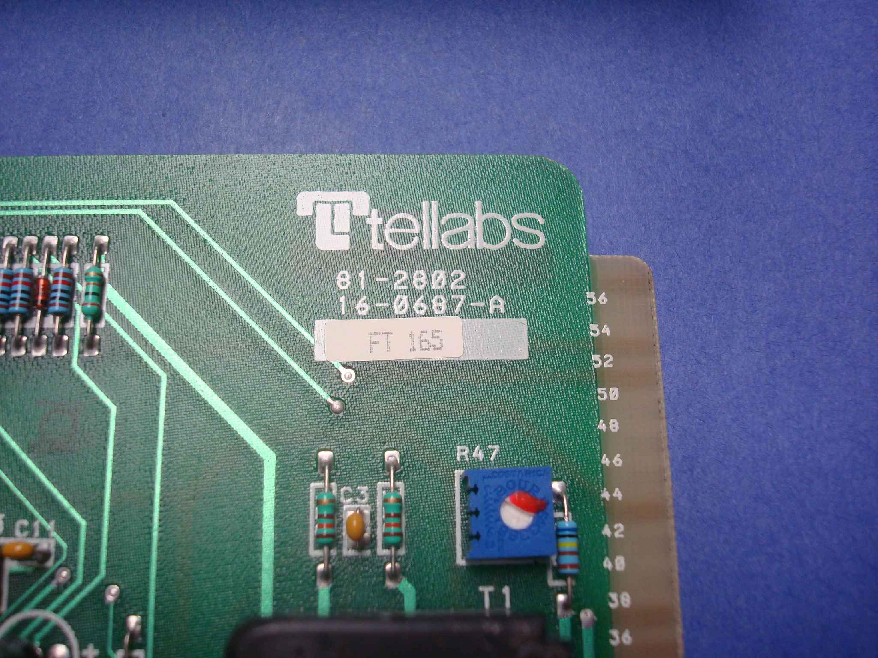 TELLABS 16-0687-A 2WIRE SWITCHED-GAIN COMPRESSION AMPLIFIER