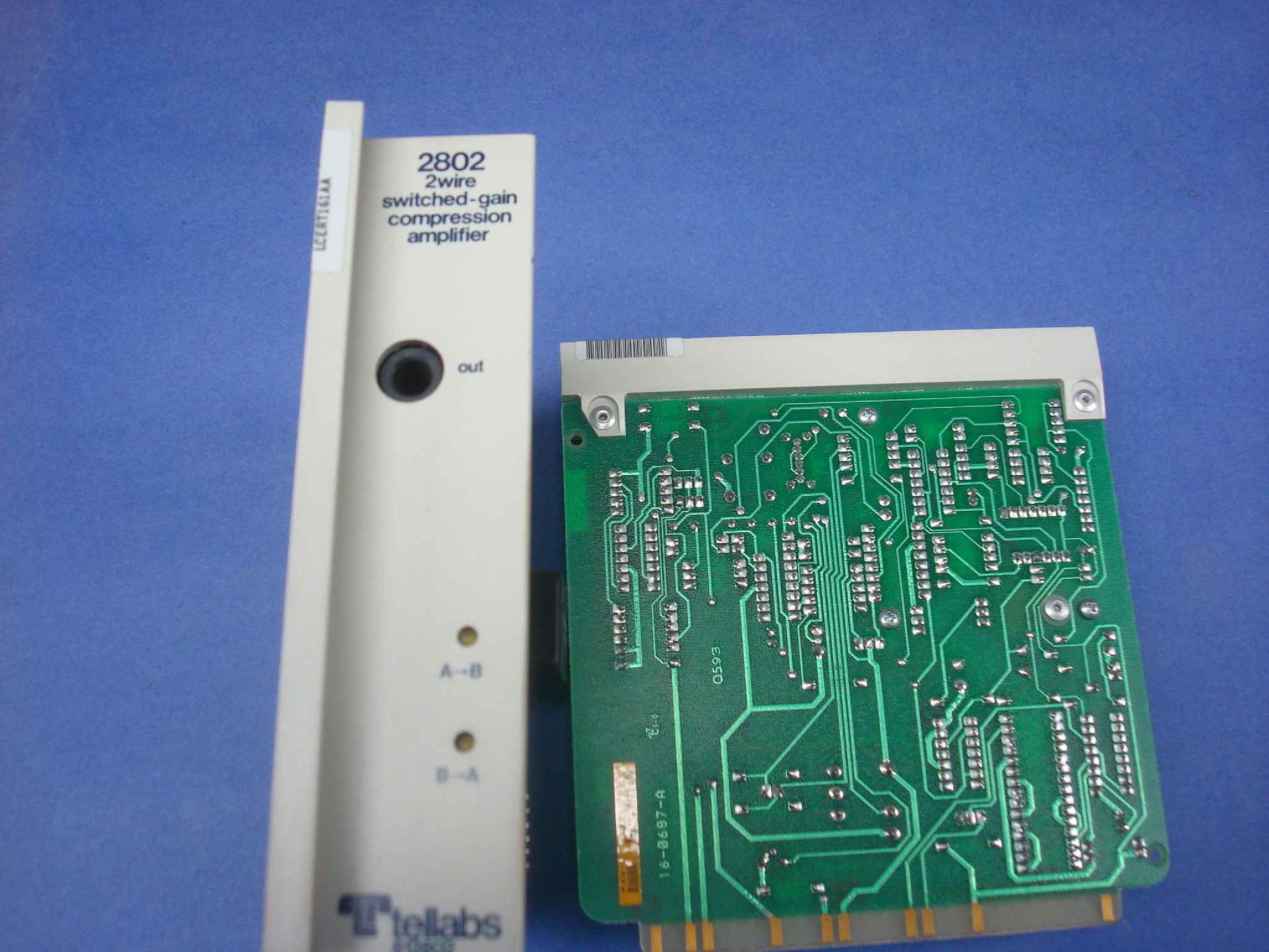 TELLABS 16-0687-A 2WIRE SWITCHED-GAIN COMPRESSION AMPLIFIER