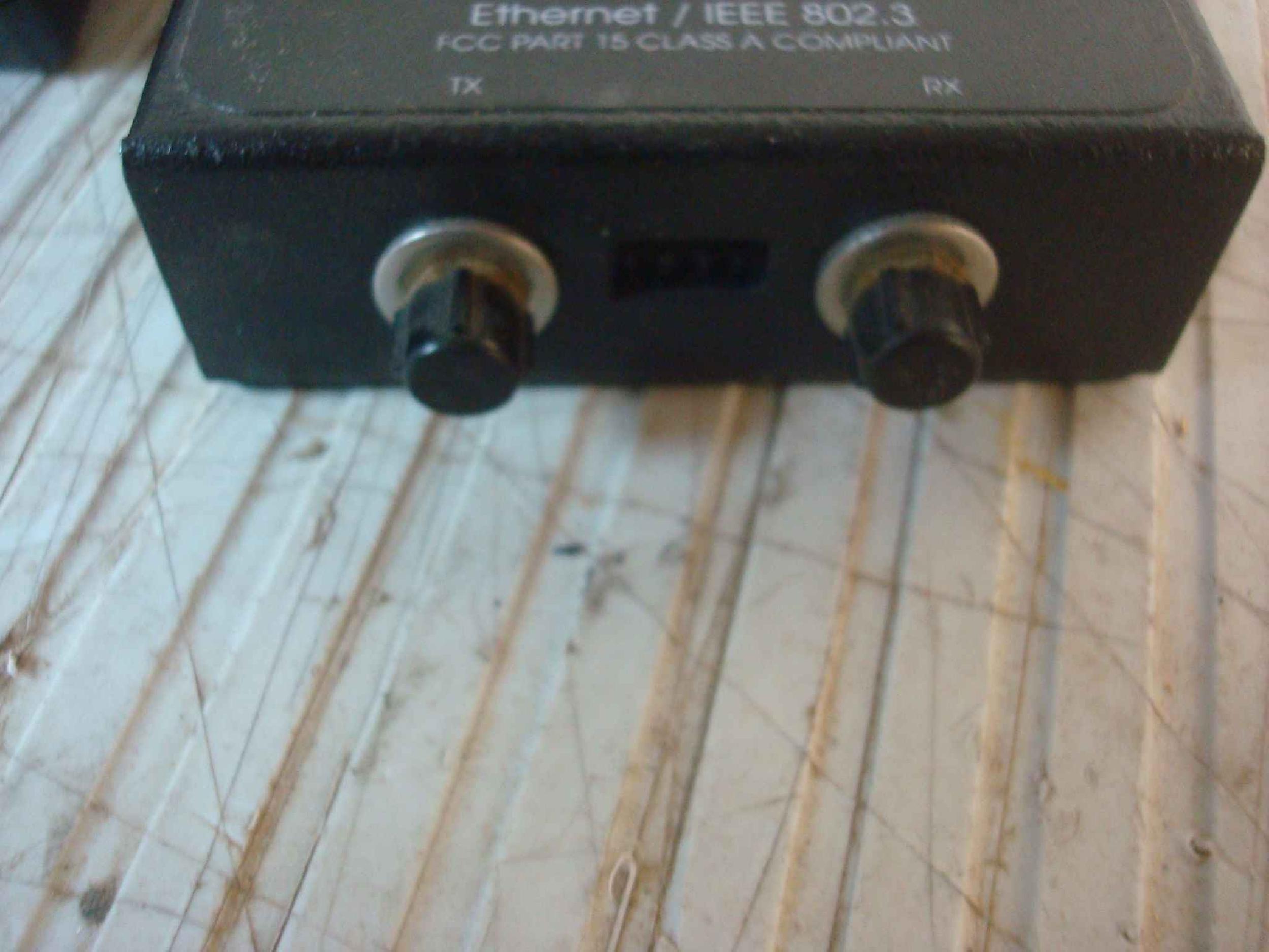 DIGI INTERNATIONAL MIL-140 10 BASE FL TO 10 BASE T FIBER TO ETHERNET CONVERTER 12VAC TRANSFORMER