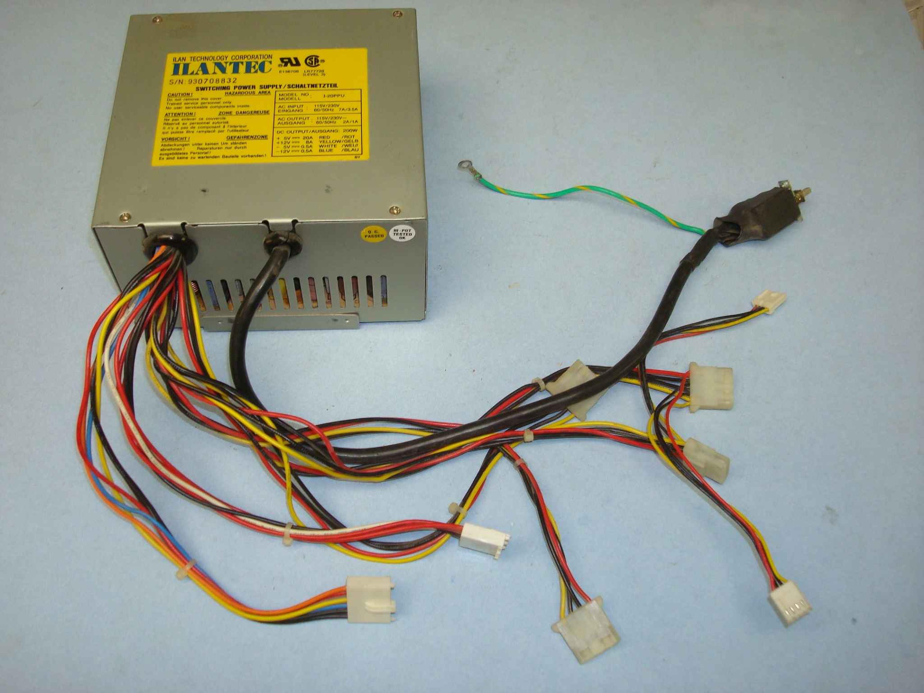 ILANTEC I-20PPU POWER SUPPLY