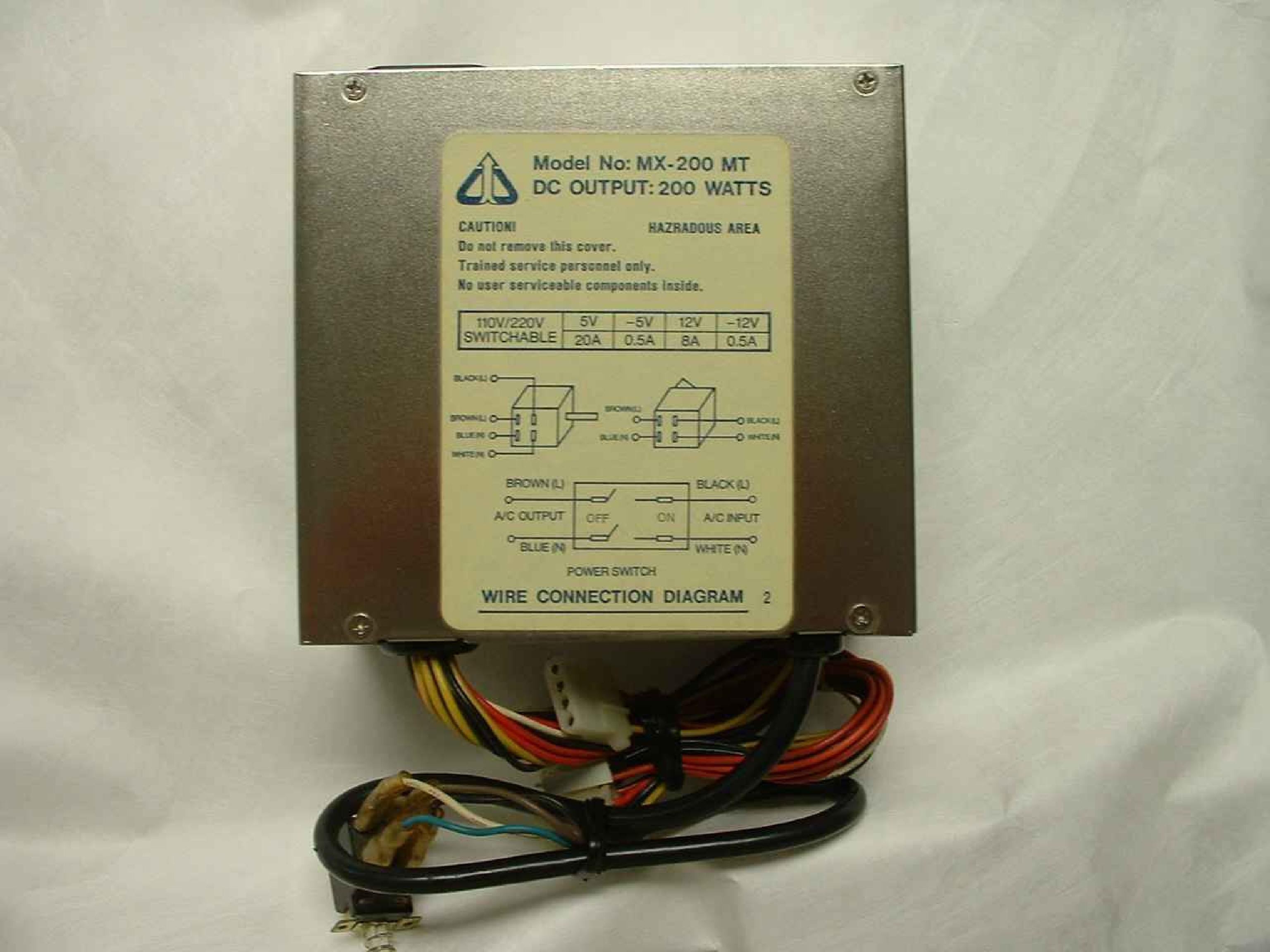 HCD MX-200MT 200 WATT AT POWER SUPPLY