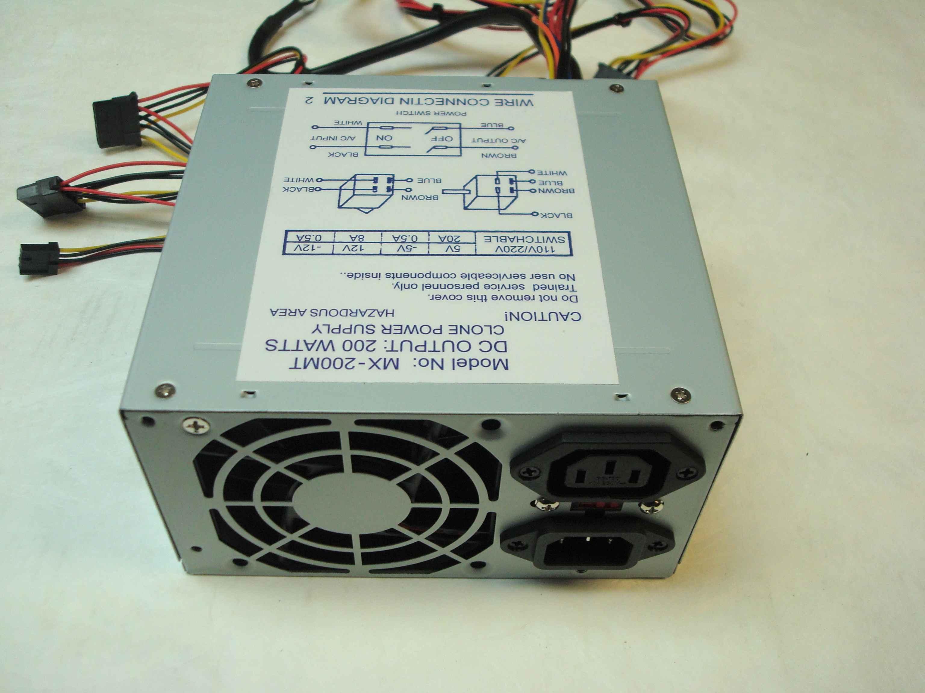 HCD MX-200MT CLONE 200 WATT AT POWER SUPPLY