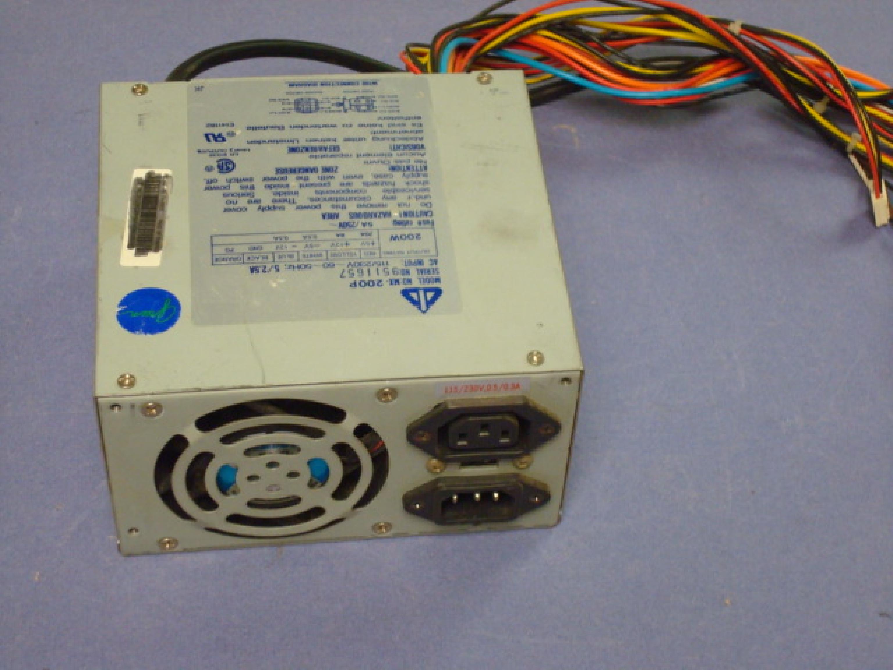 MX MX-200P 200W AT POWER SUPPLY