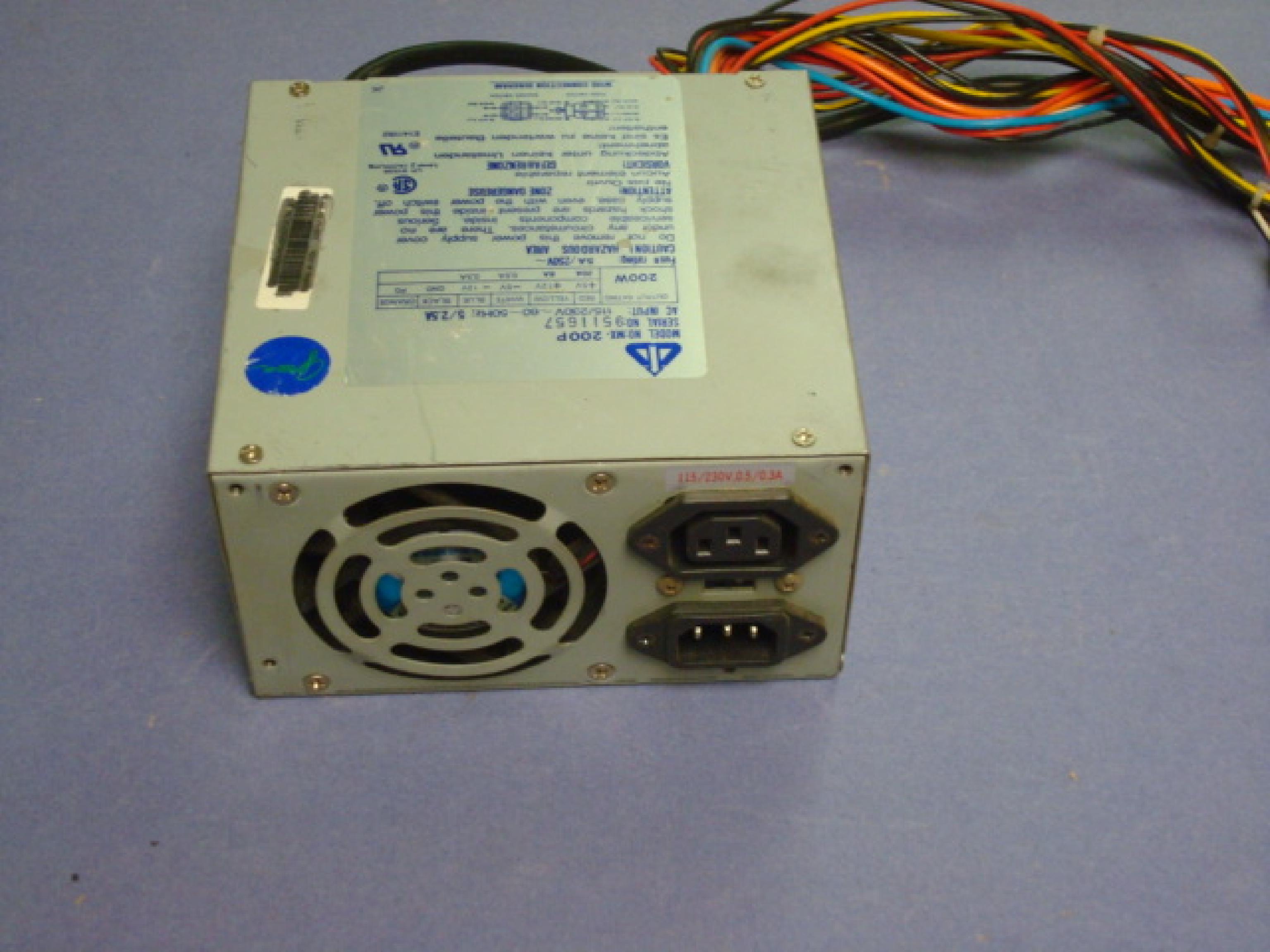 MX MX-200P 200W AT POWER SUPPLY