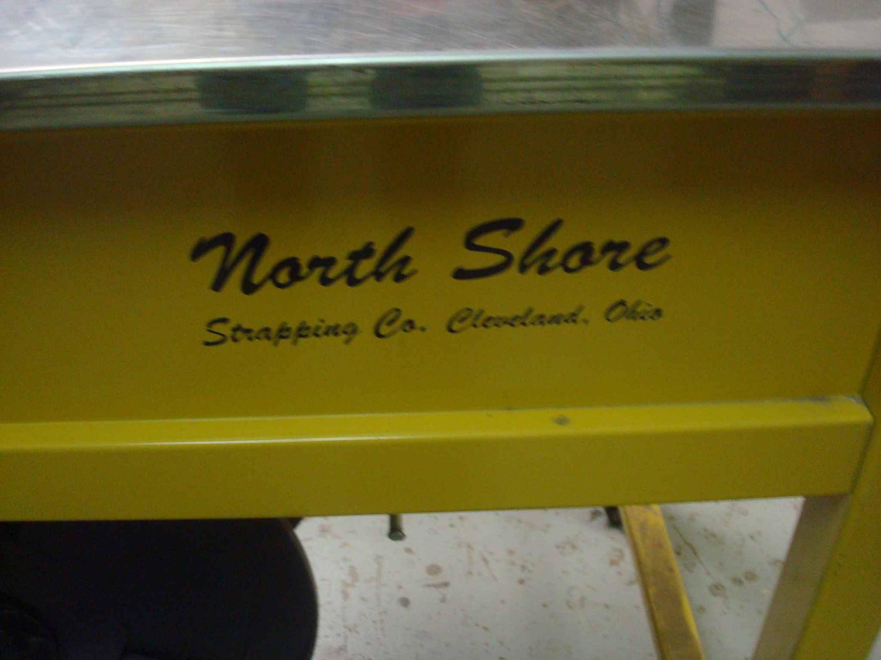 NORTH SHORE STRAPPING CO SM-7 PLASTIC STRAPPING MACHINE