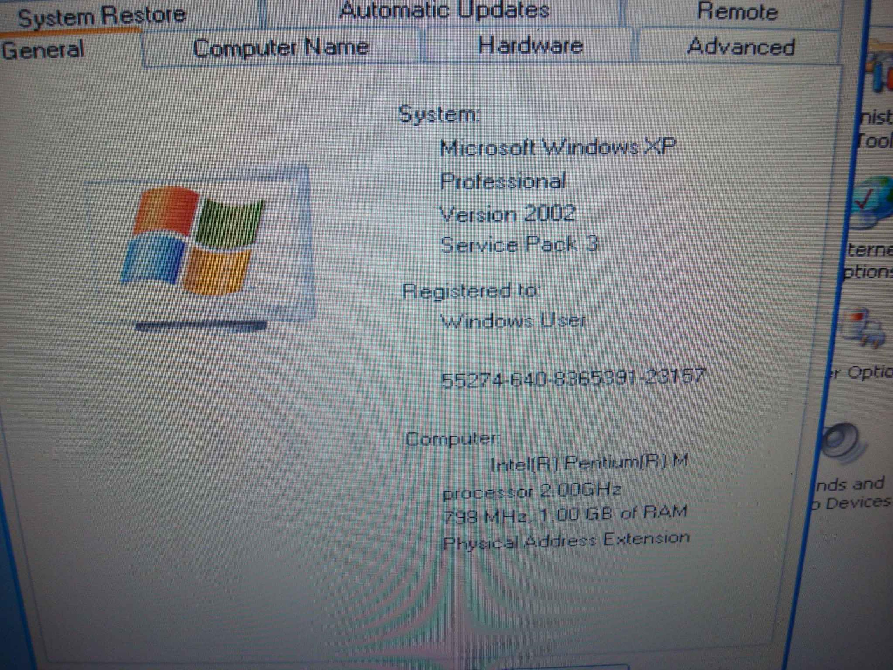 SONY VGN-FS8900 NOTEBOOK LAPTOP COMPUTER 2GHZ PENTIUM 1GB RAM 40GM HARD DRIVE, DVD