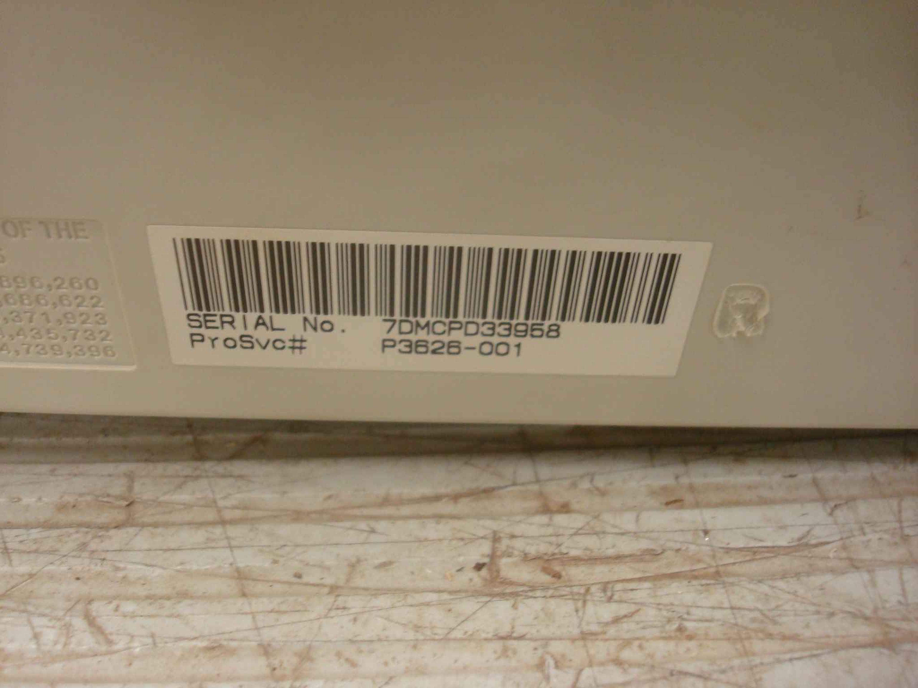 PANASONIC KX-P3626 PULLED PRINTHEAD FACTORY REFURB - SLIGHT CHIP IN PLASTIC COVER