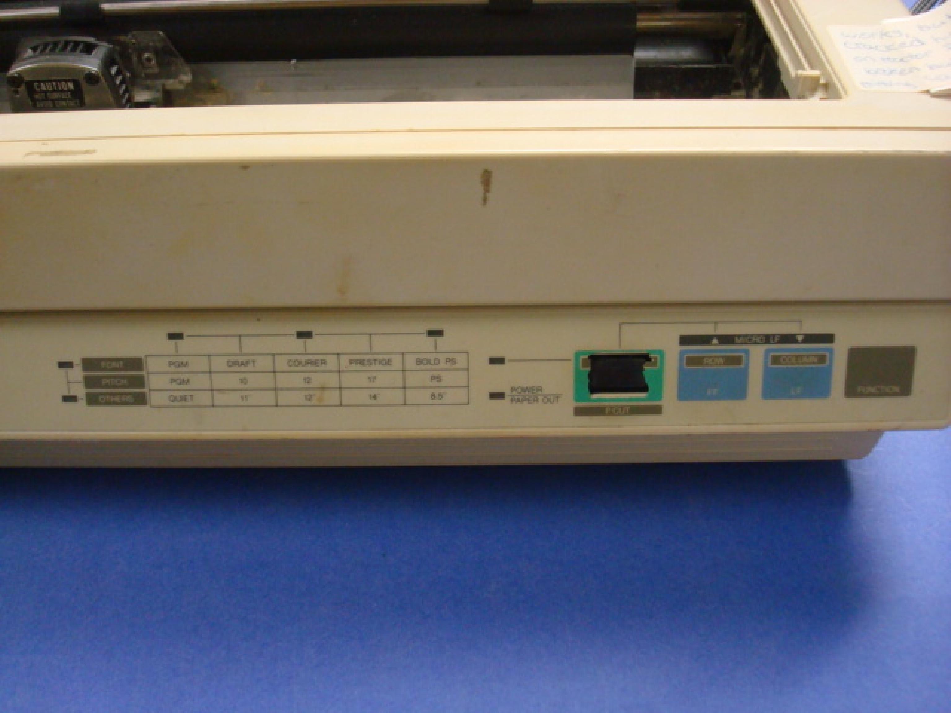 PANASONIC P1180-002 9 PIN DOT MATRIX PRINTER