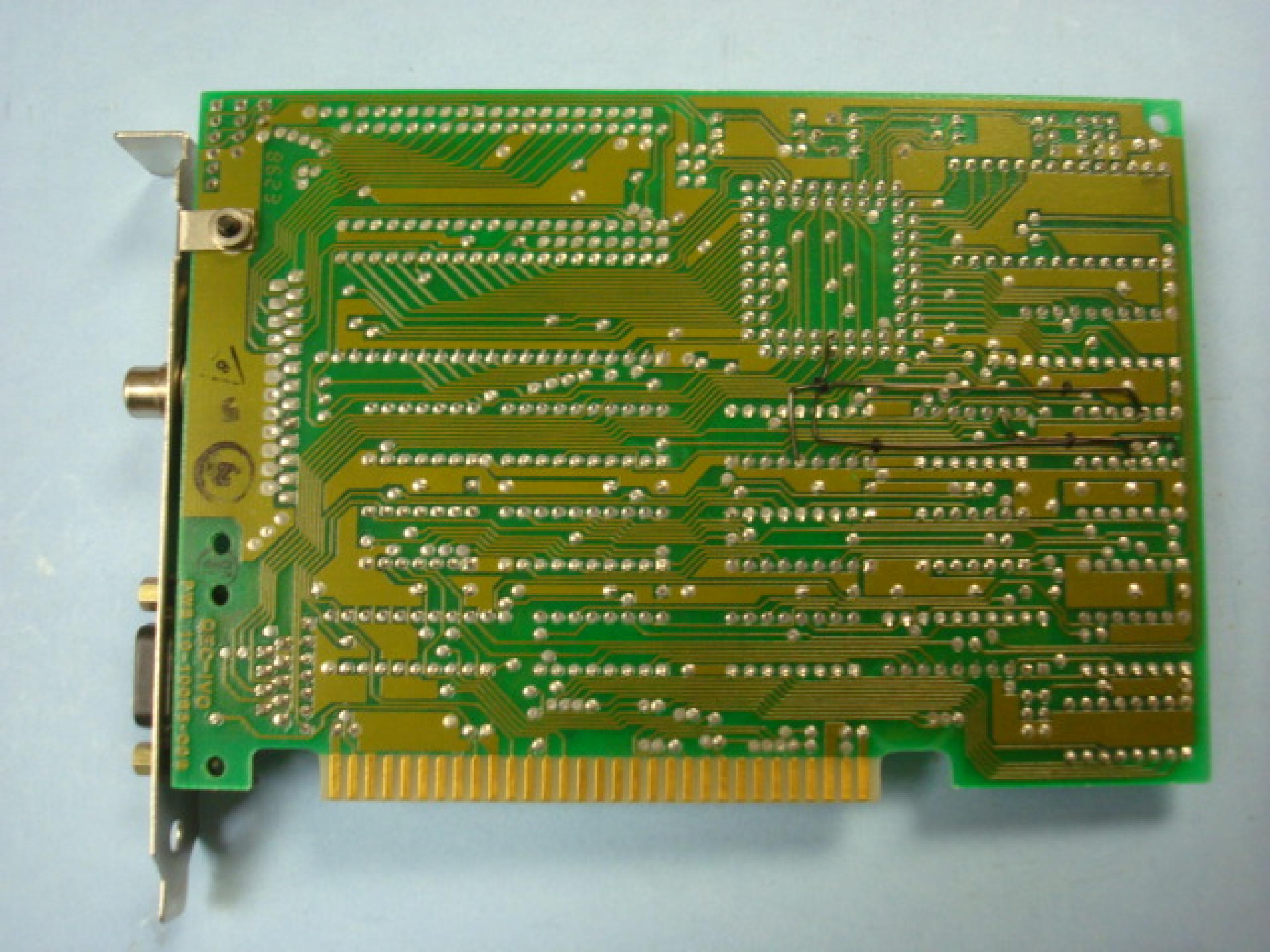 PERSYST 60-10085-06 CGA 8BIT ISA CARD DB9 PIN TTL & COMPOSITE