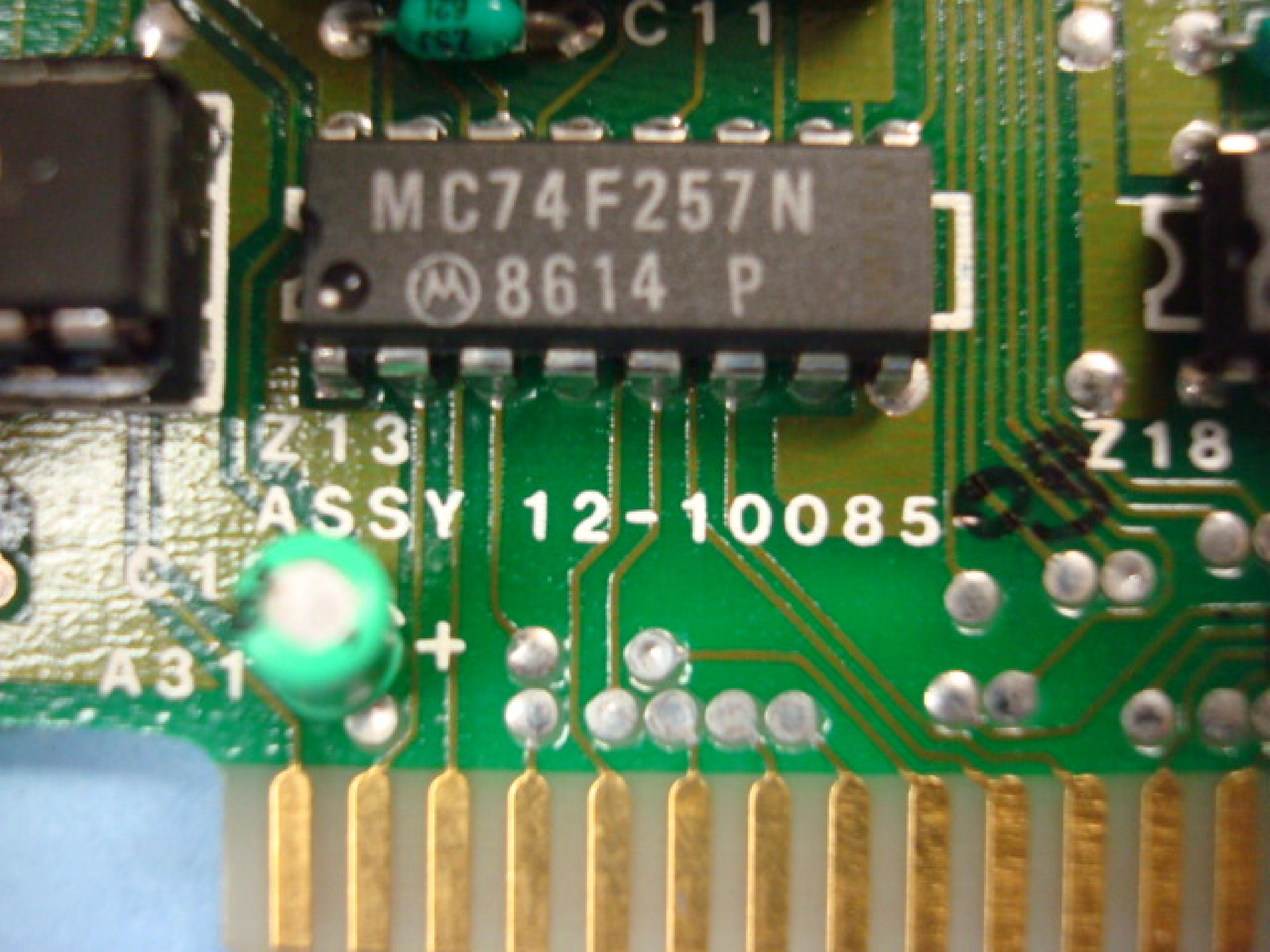 PERSYST 60-10085-06 CGA 8BIT ISA CARD DB9 PIN TTL & COMPOSITE