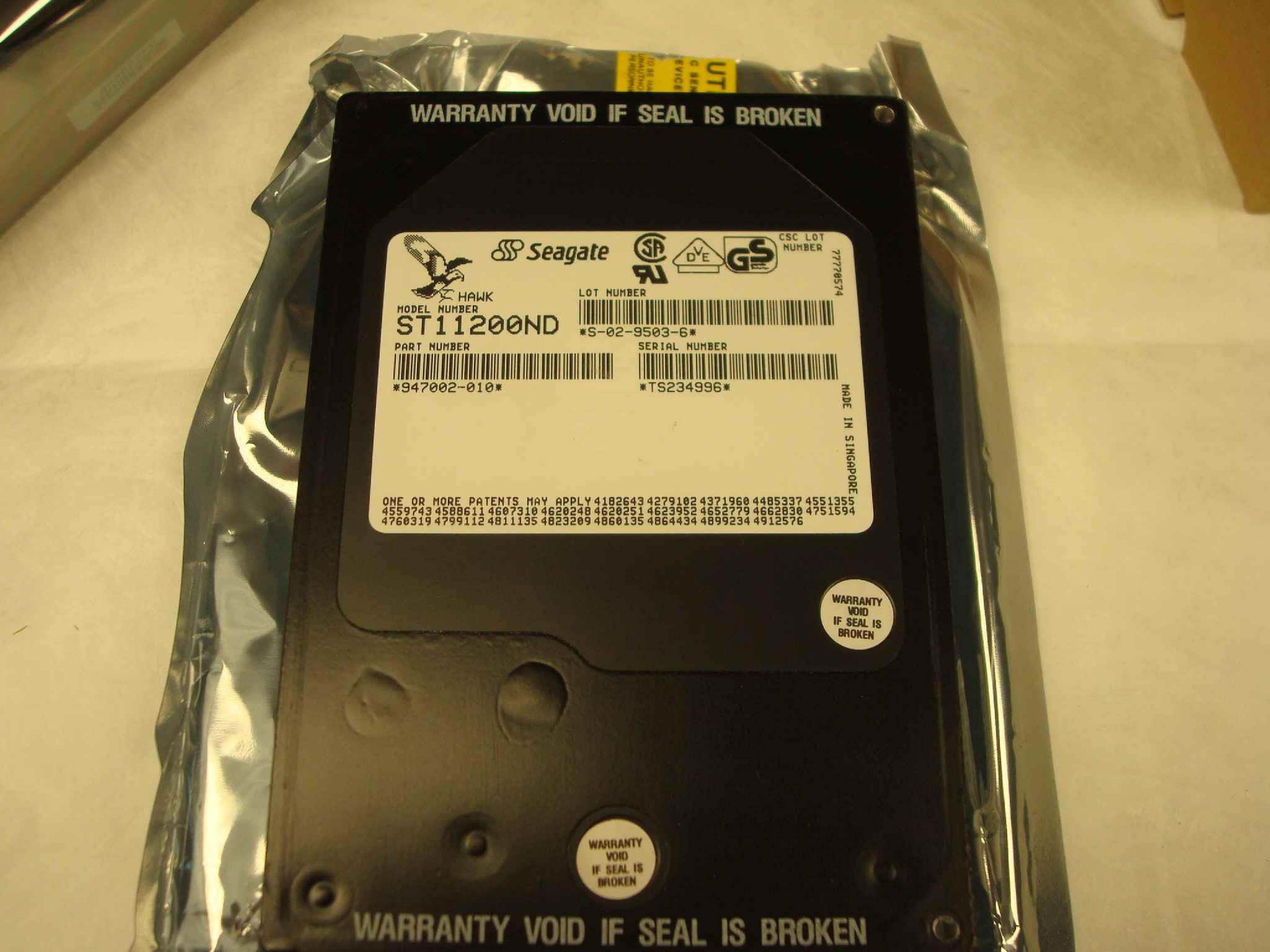 SEAGATE ST11200ND 1.05GB 3.5INCH DIFFERENTIAL SCSI