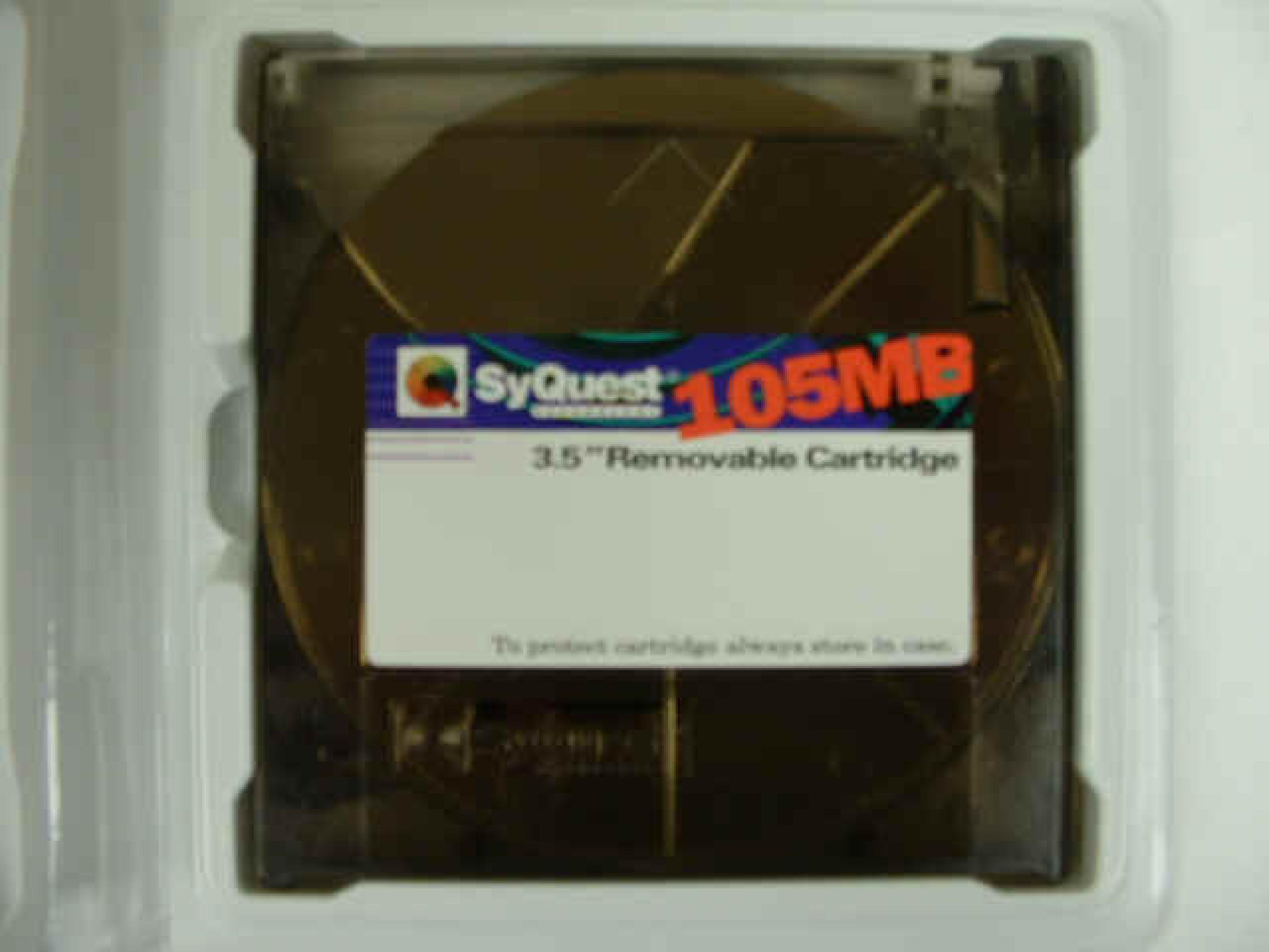 SYQUEST SQ310 DRIVE CARTRIDGE 105MB FOR SQ3105A AND SQ3105S