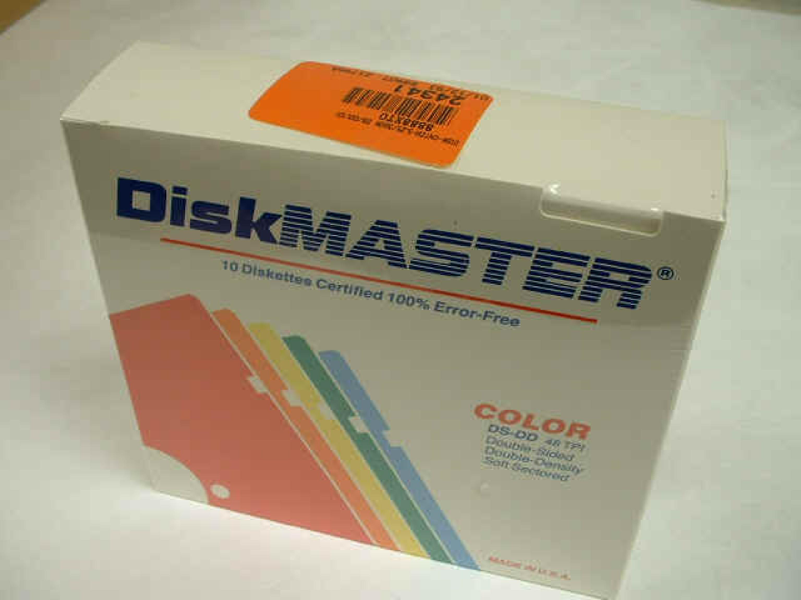 CENTECH DS-DD-BOX OF 50 LOT OF 50EACH, 5.25INCH FLOPPY DISKETTES DSDD 360K