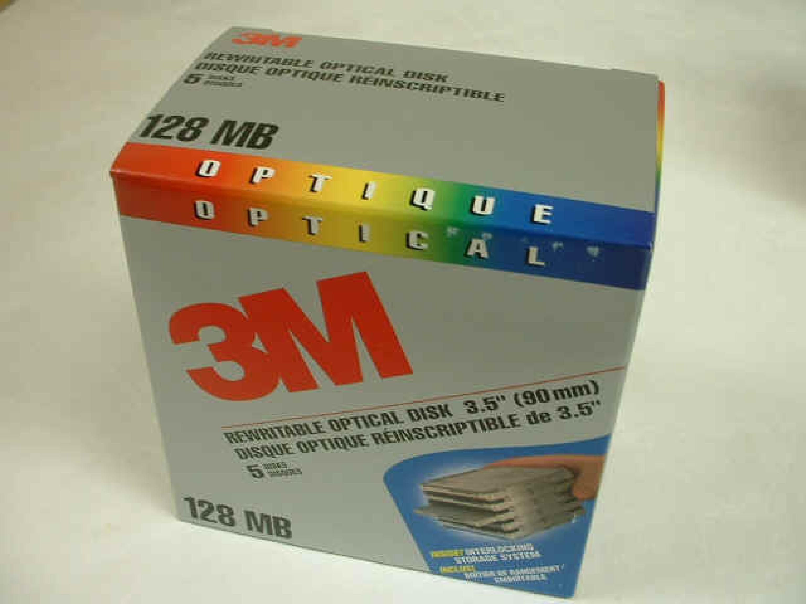 3M / IMATION 46696 128MB OPTICAL DISK MEDIA 5 PACK 1