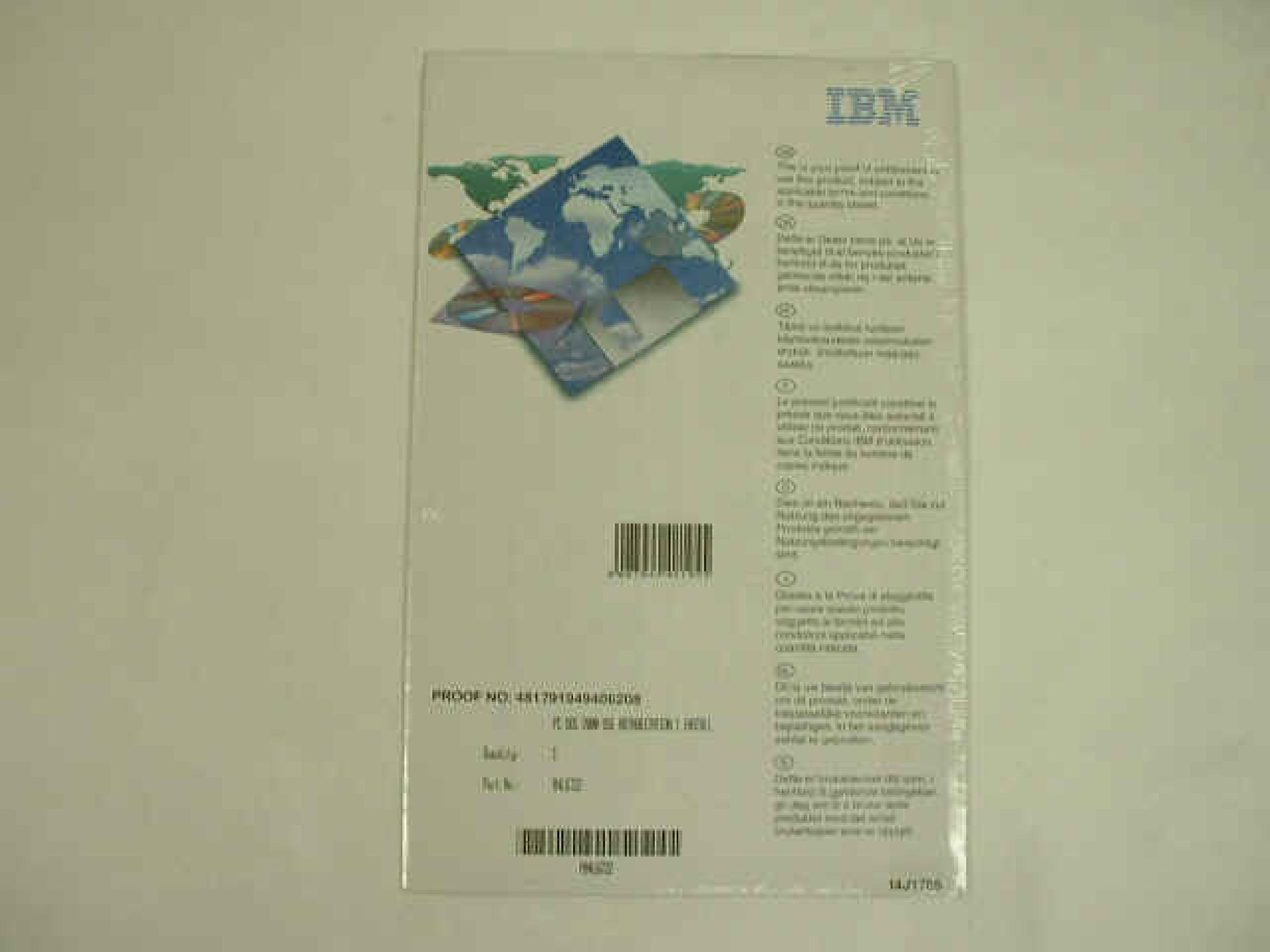 IBM 04L6722 PC DOS 2000 SINGLE LICENSE ENTITLEMENT PACK
