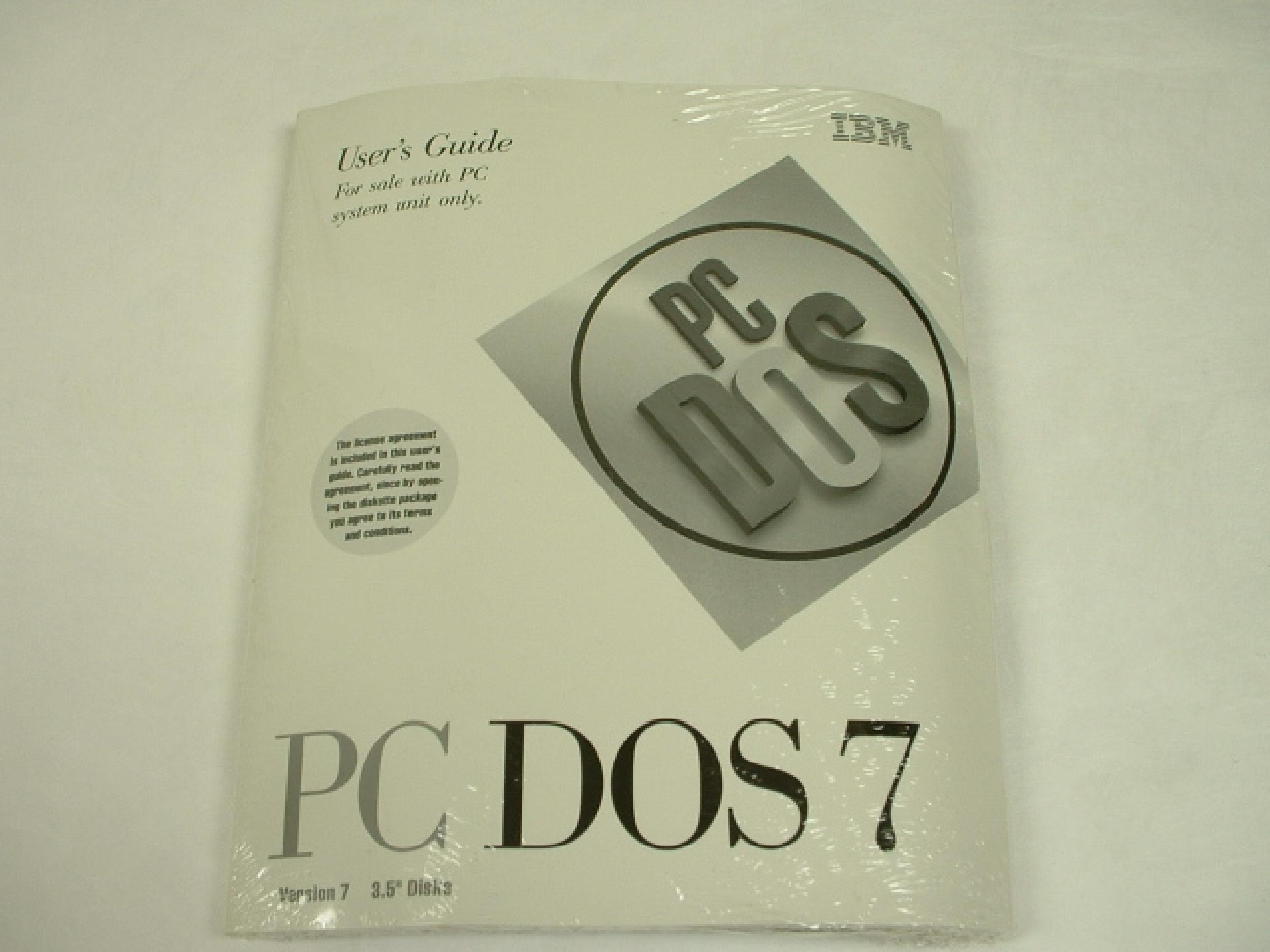 IBM 83G9317 PC DOS 7 OEM 3.5 MEDIA WITH LICENSE FRU# 83G9355 5-PACK IN SINGLES